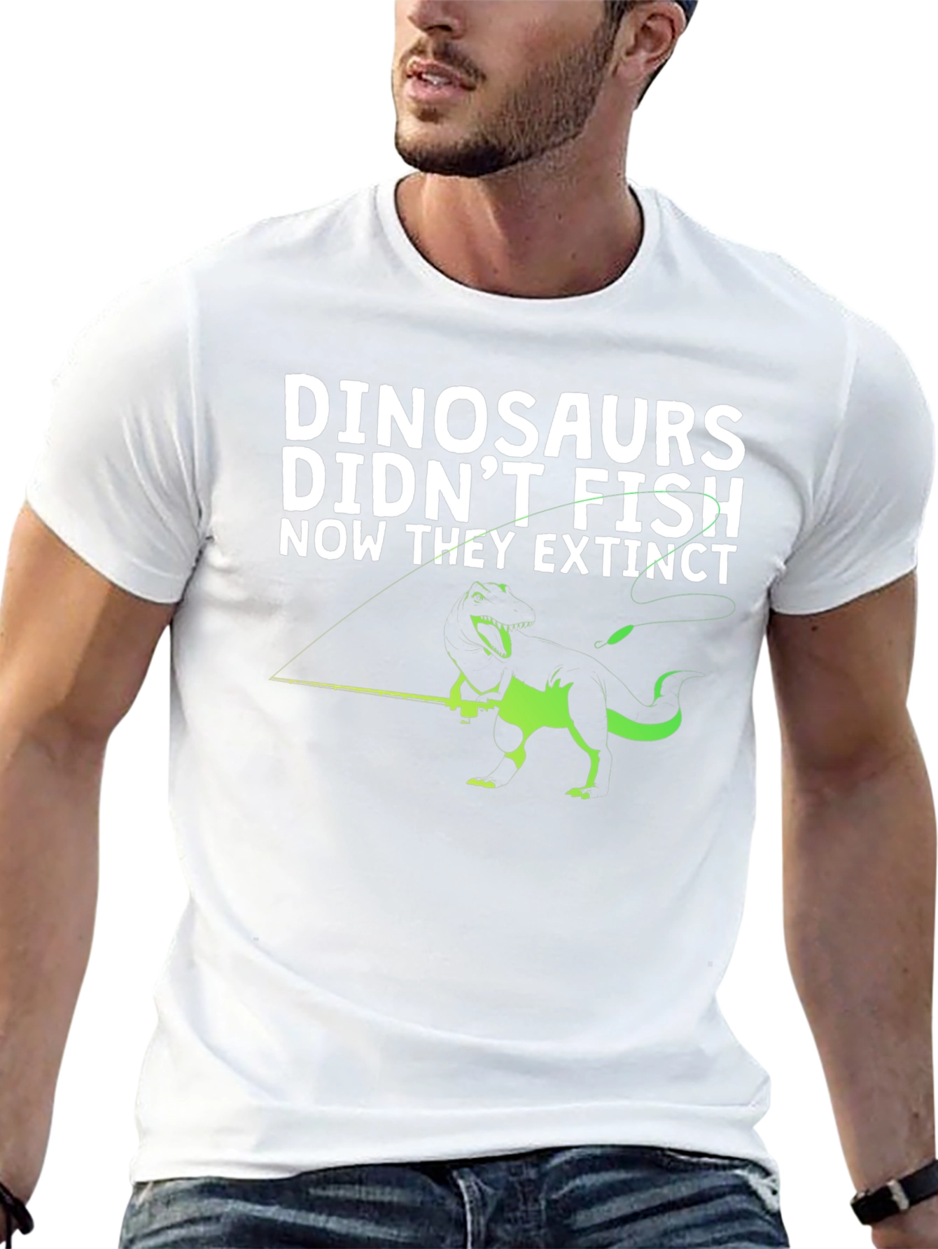 Dinosaurs Didnt Fish T-Shirt
