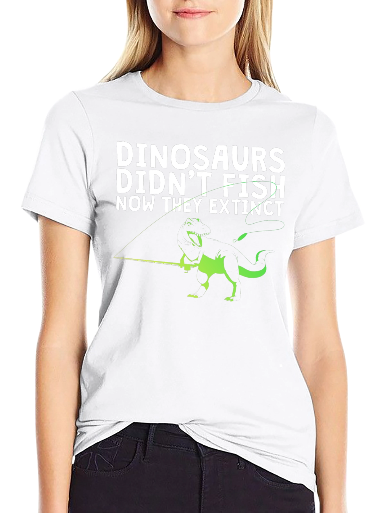 Dinosaurs Didnt Fish T-Shirt