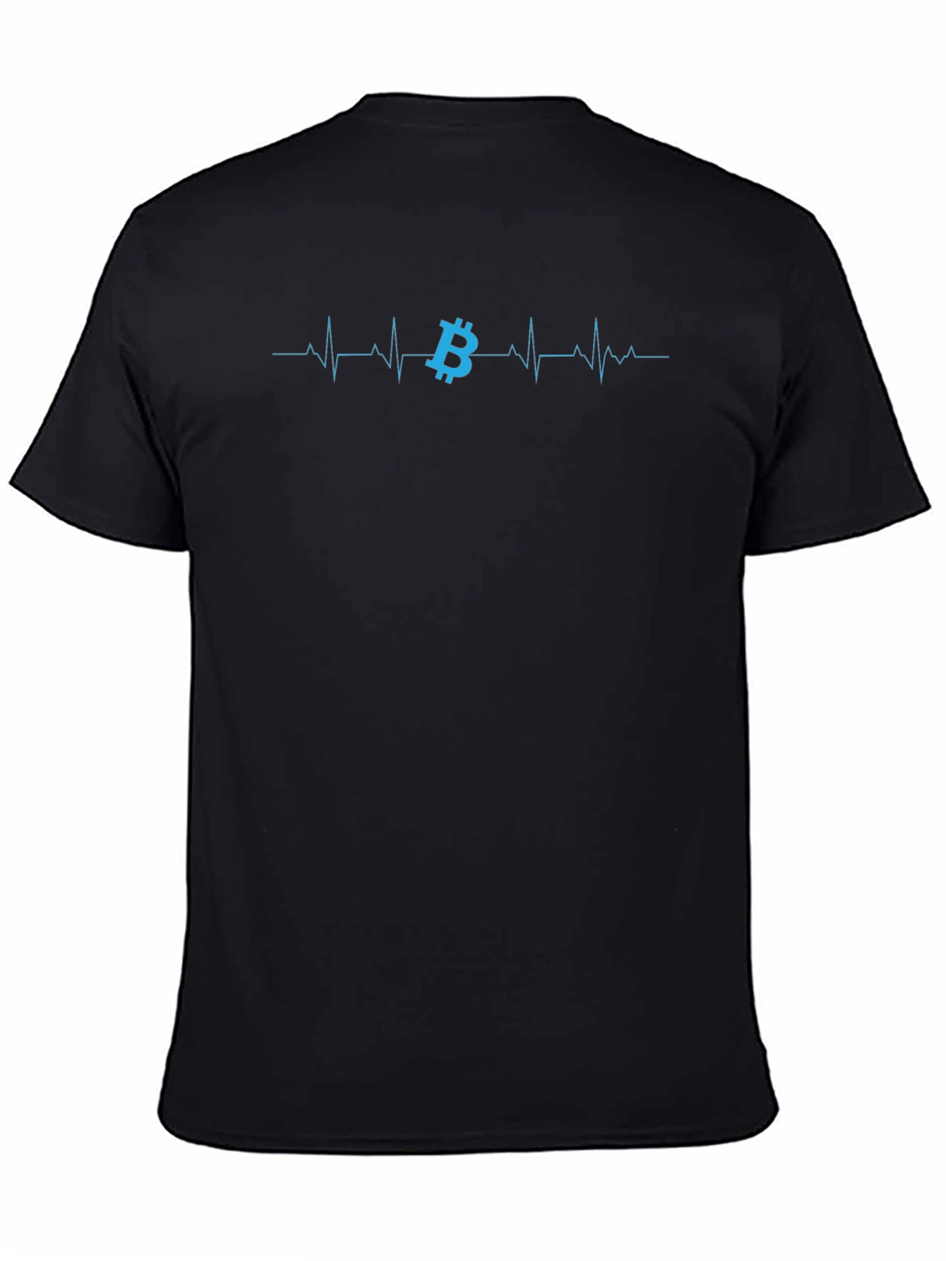 Bitcoin Heartbeat Graphic T-Shirt - Crypto Tee