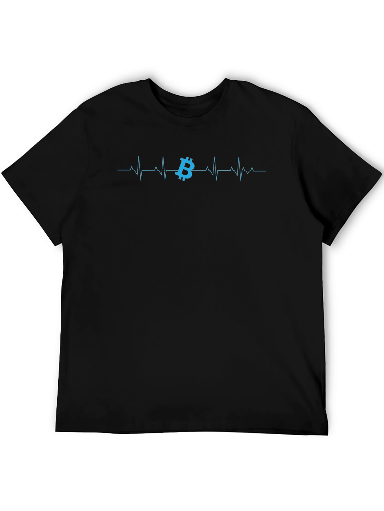 Bitcoin Heartbeat Graphic T-Shirt - Crypto Tee