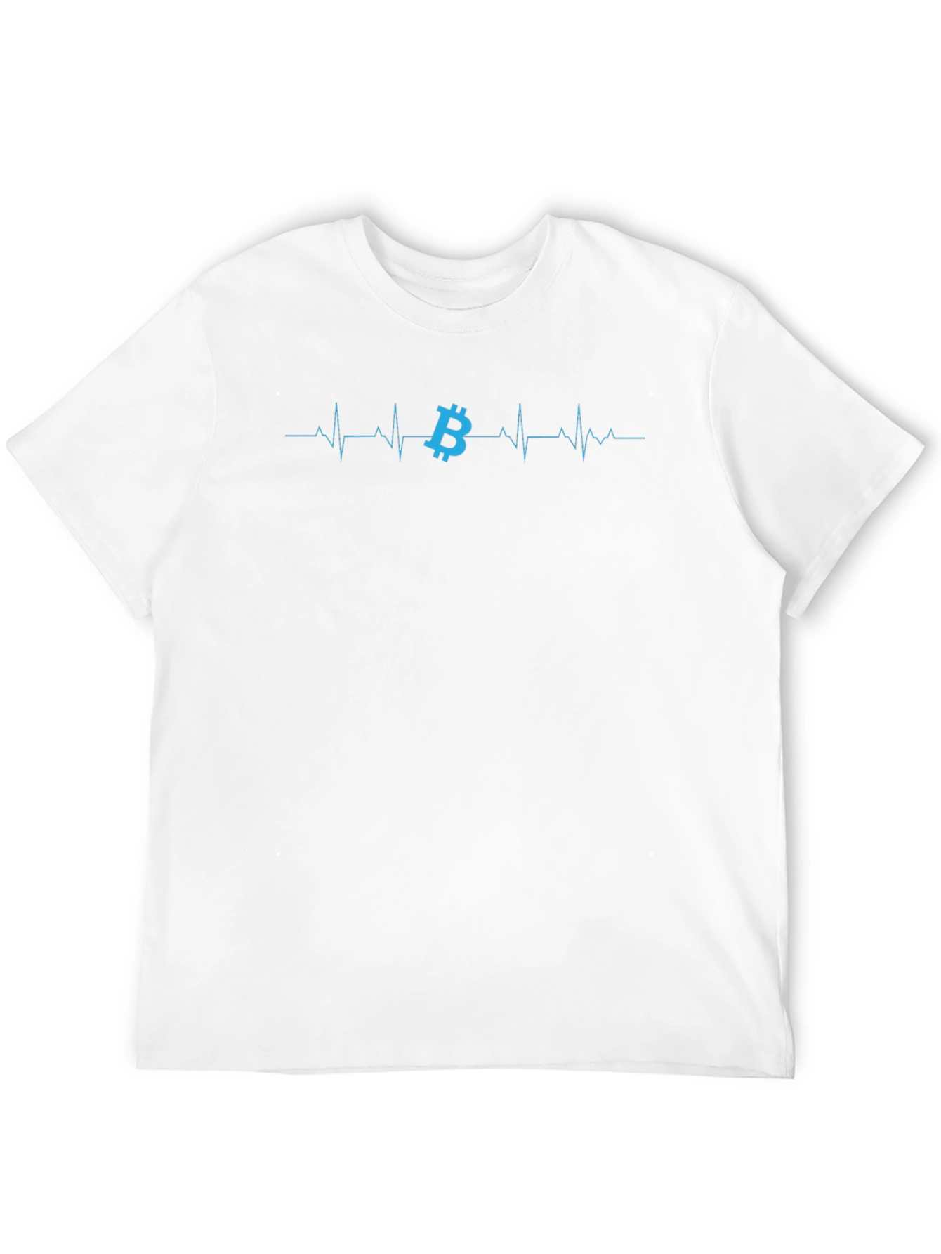 Bitcoin Heartbeat Graphic T-Shirt - Crypto Tee