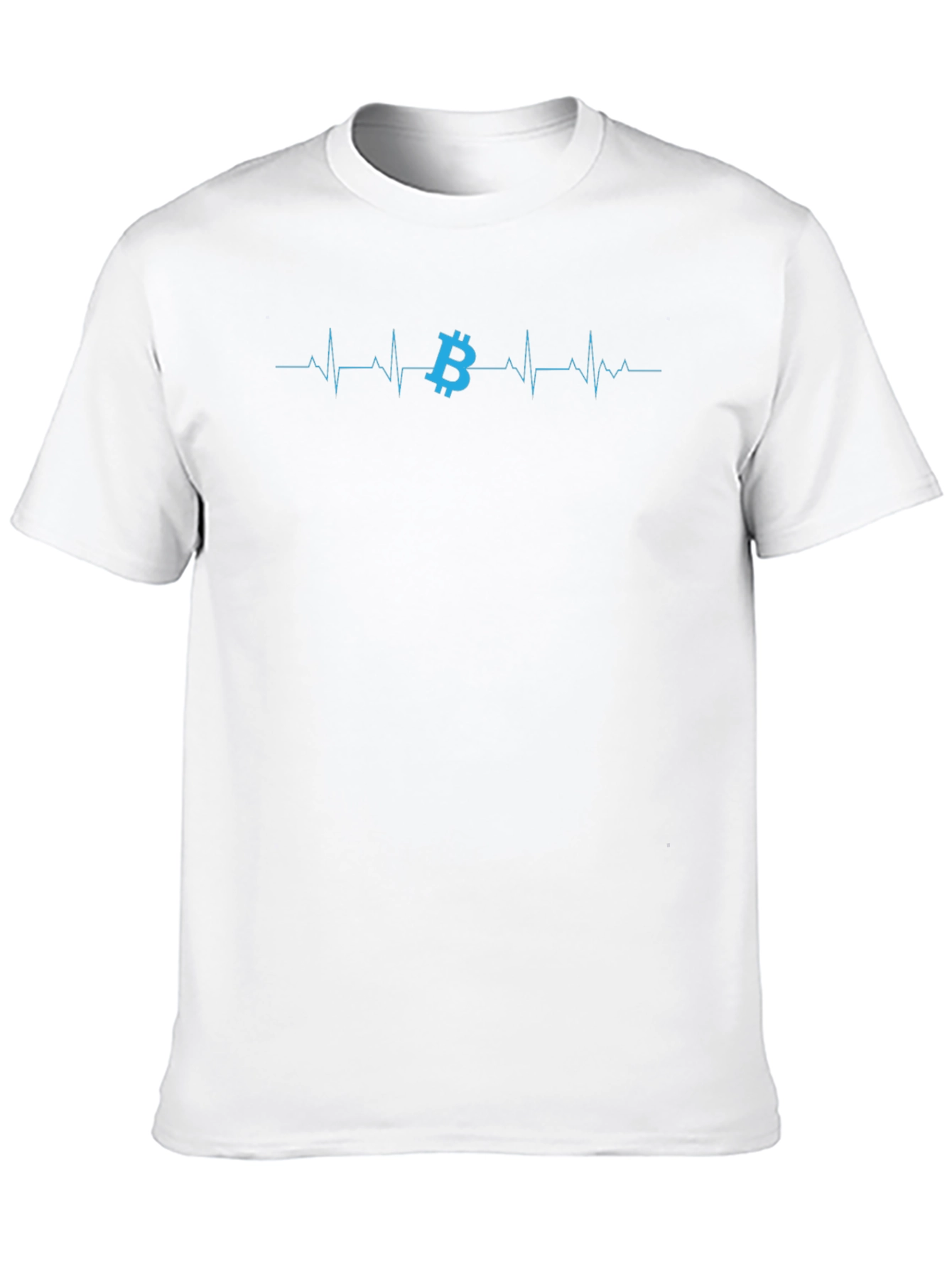 Bitcoin Heartbeat Graphic T-Shirt - Crypto Tee