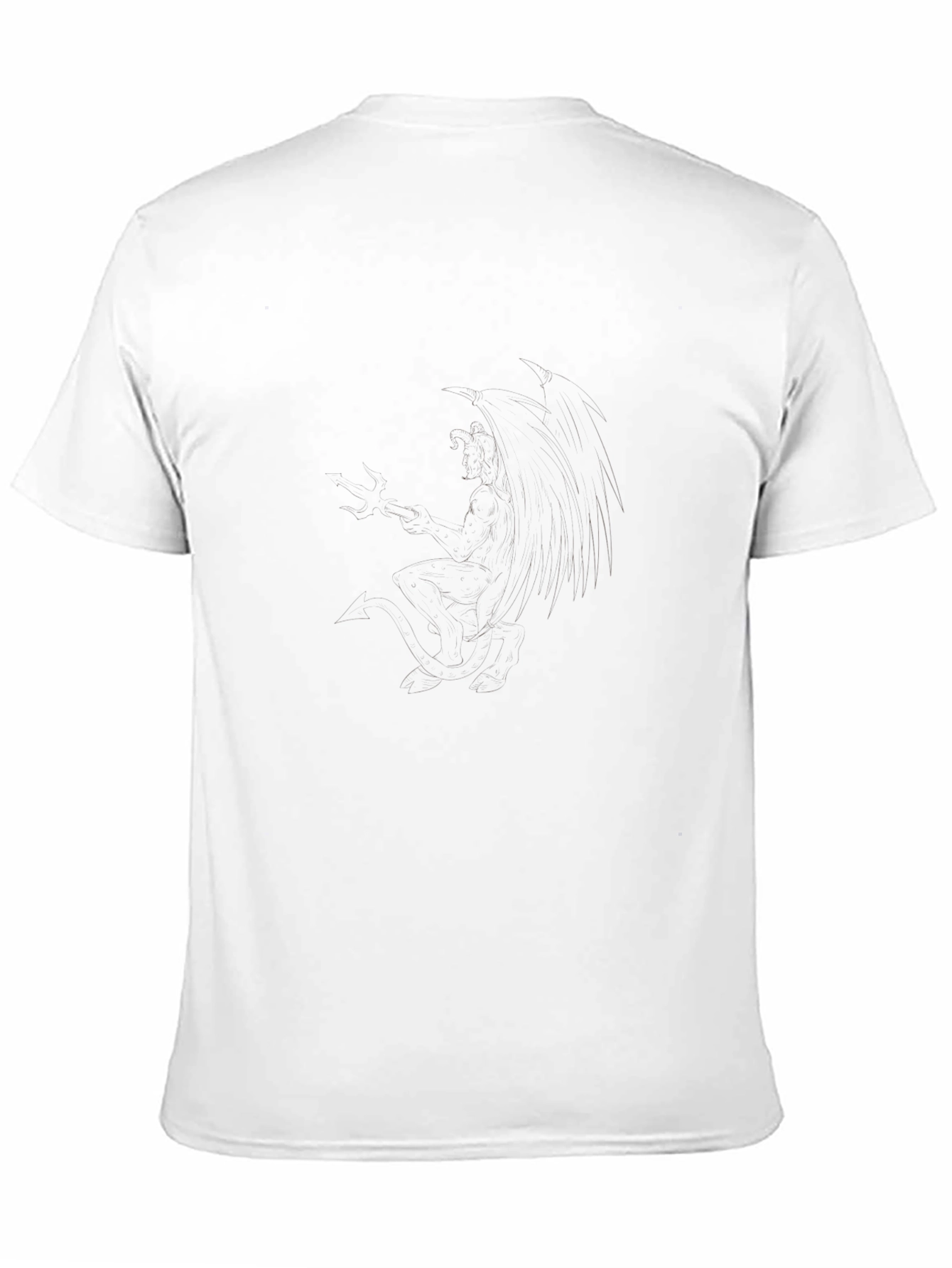 Mens Black Crew Neck T-Shirt - Casual Style