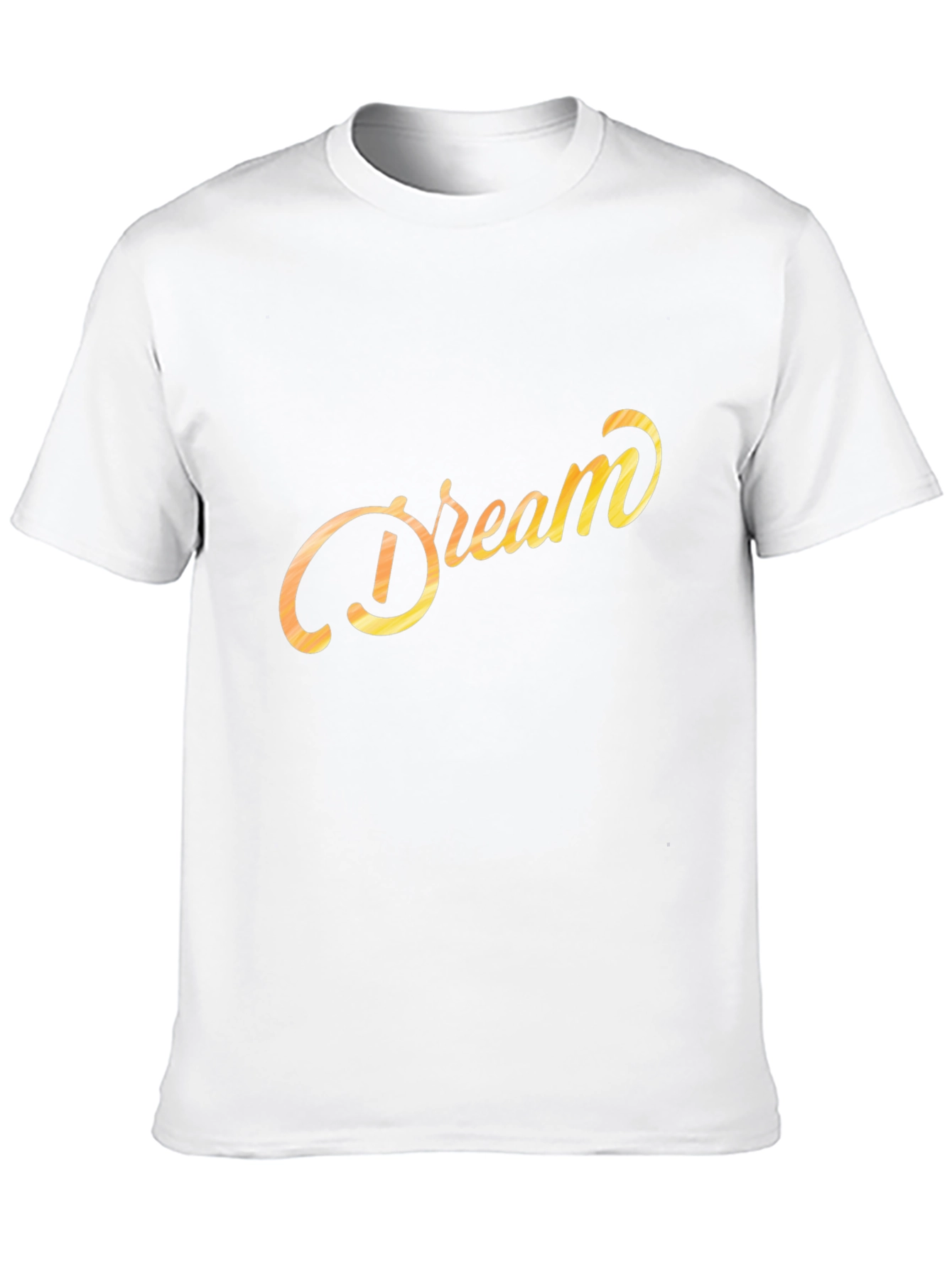 Dream Script Graphic Tee - Black Cotton Casual Shirt