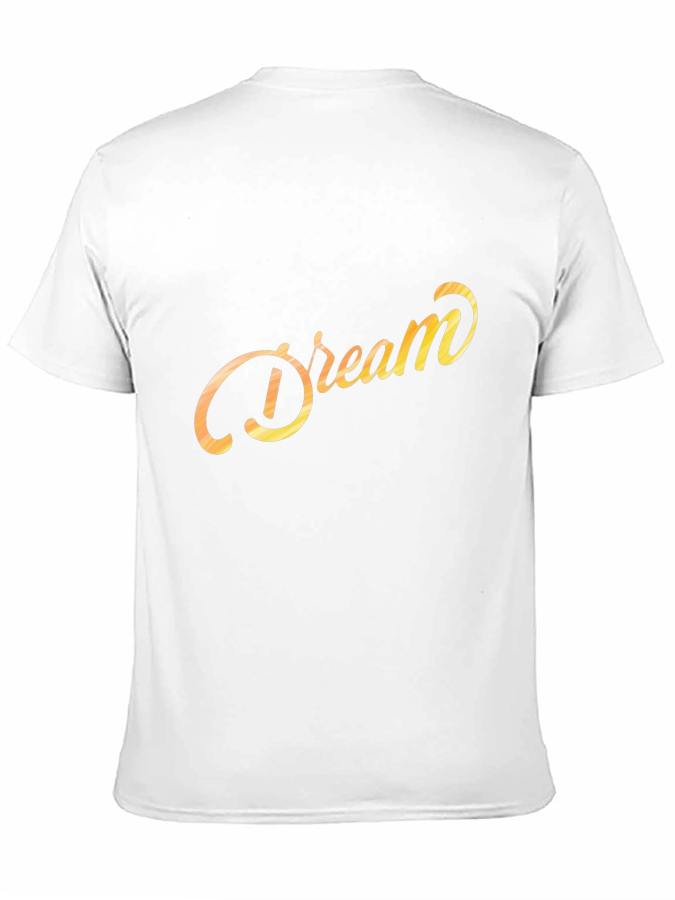 Dream Script Graphic Tee - Black Cotton Casual Shirt