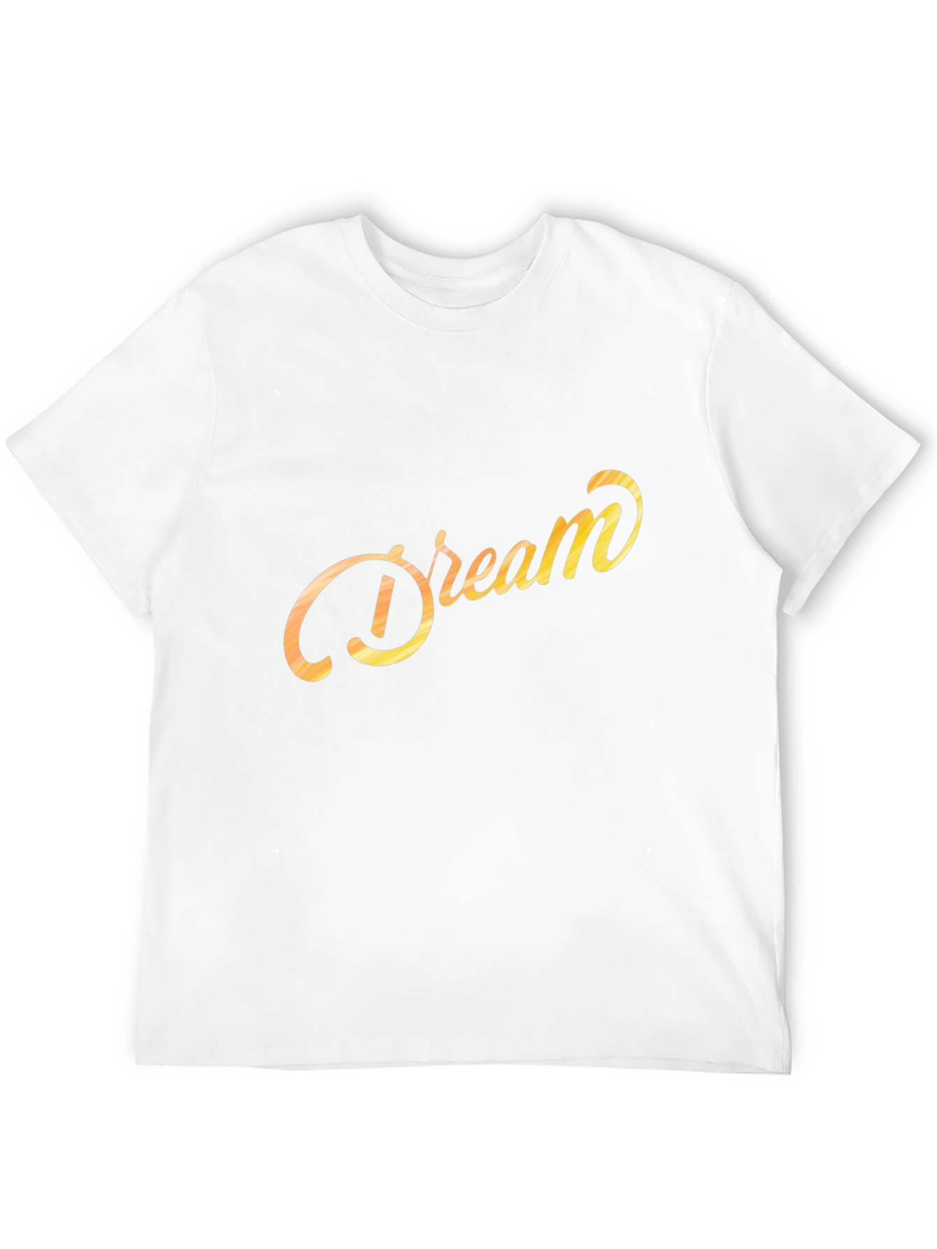 Dream Script Graphic Tee - Black Cotton Casual Shirt