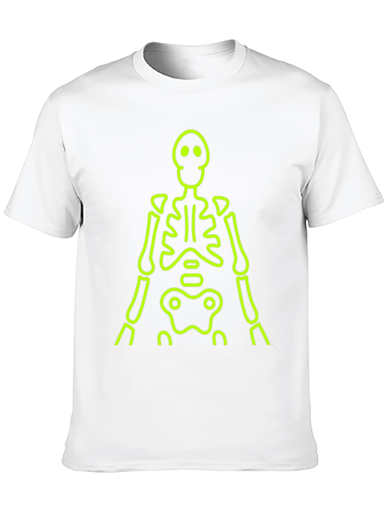 Neon Skeleton Black T-Shirt