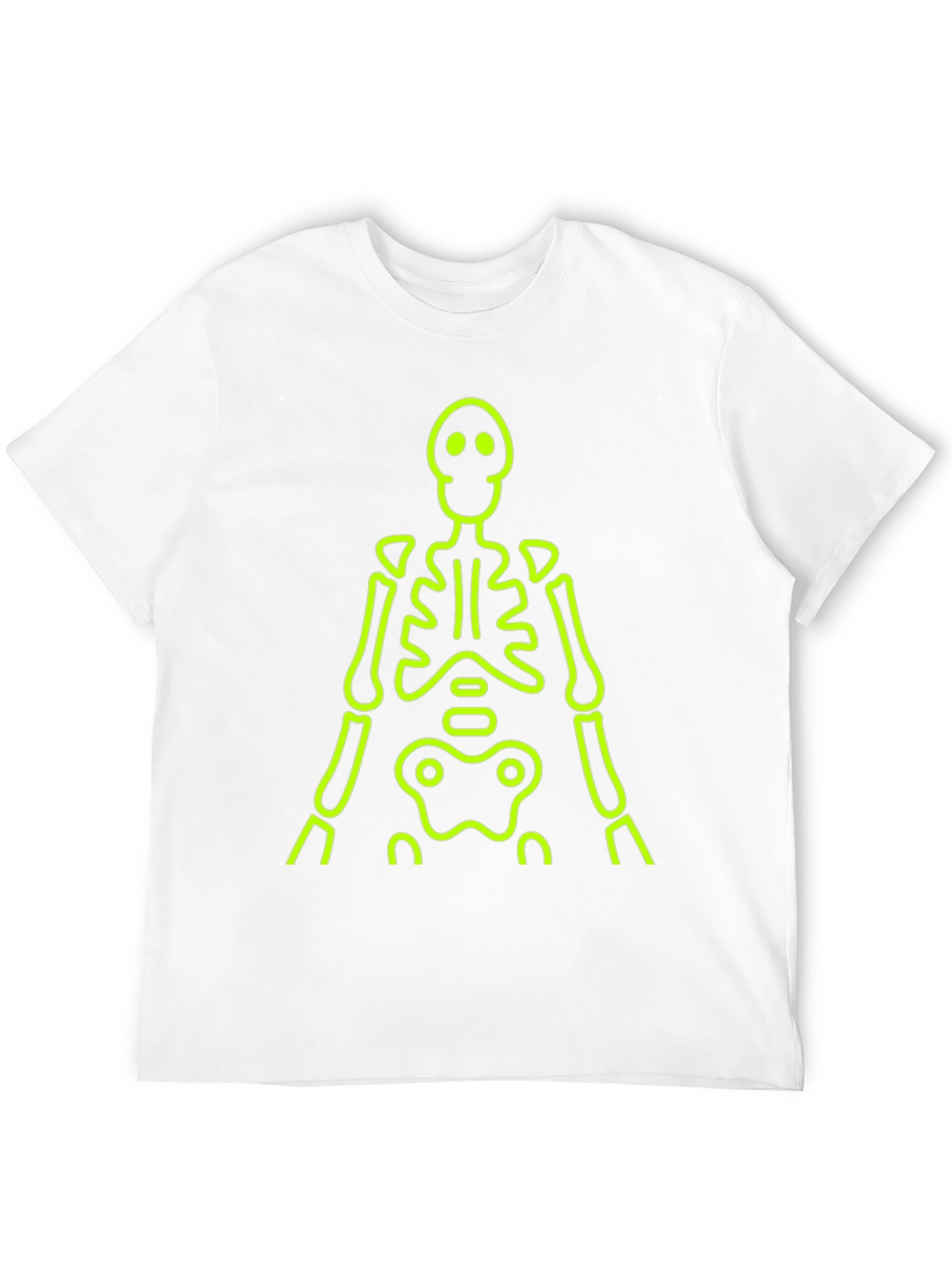 Neon Skeleton Black T-Shirt