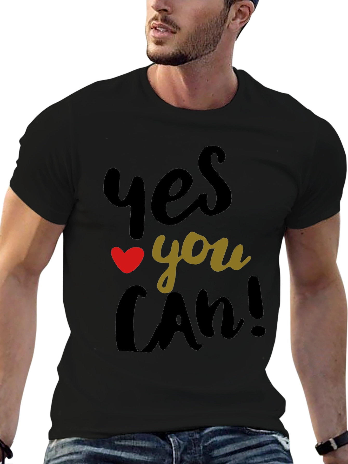 Yes You Can! Graphic Tee - Motivational Shirt