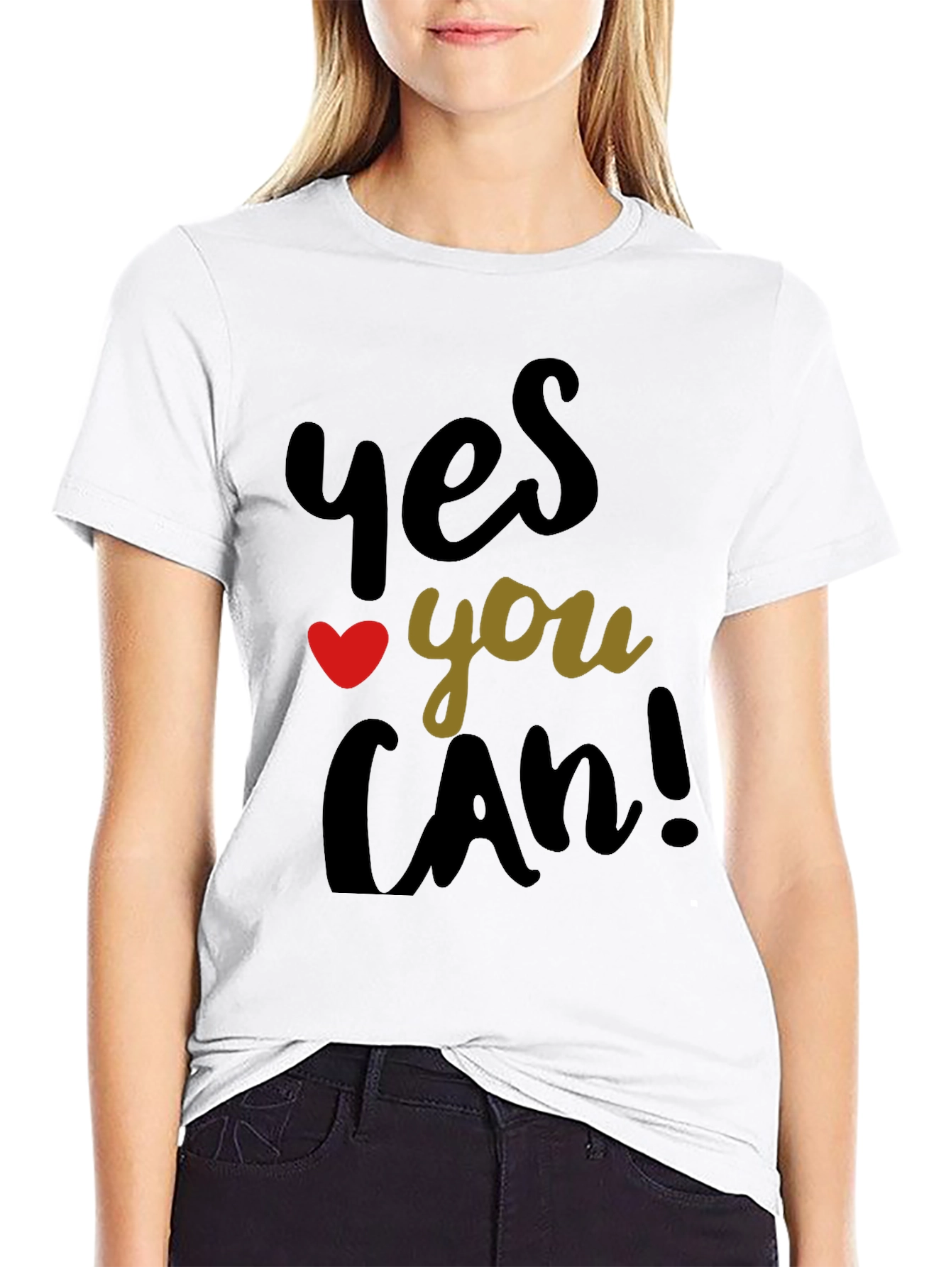 Yes You Can! Graphic Tee - Motivational Shirt