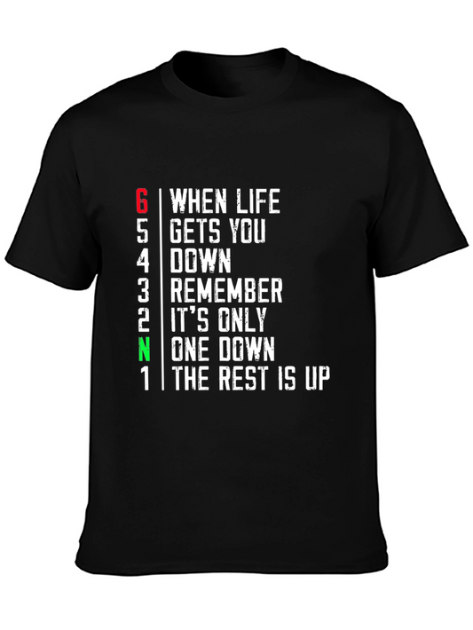 Motorcycle Gear Graphic T-Shirt