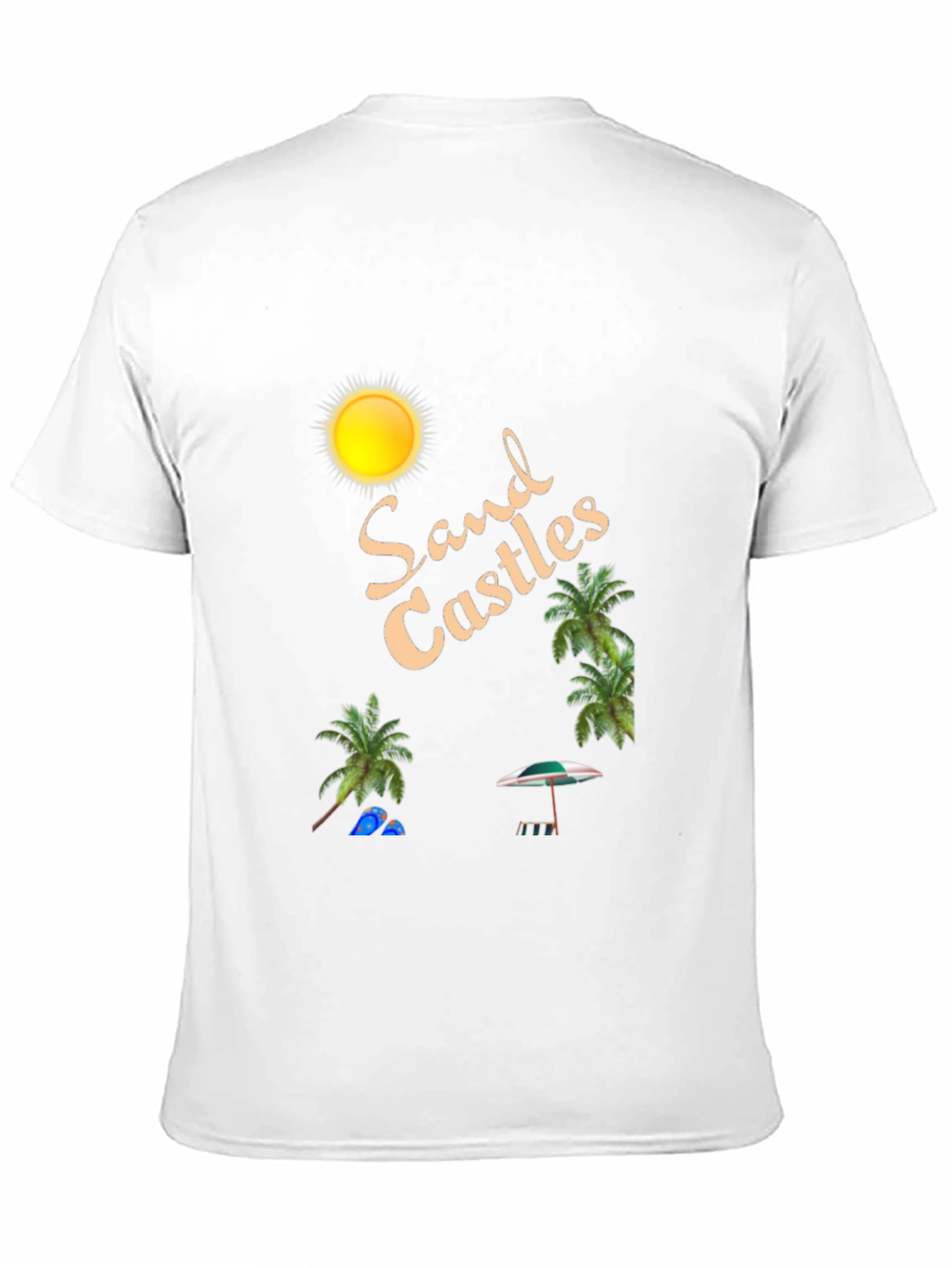 Sand Castles Graphic Tee - Island Vacation Vibes