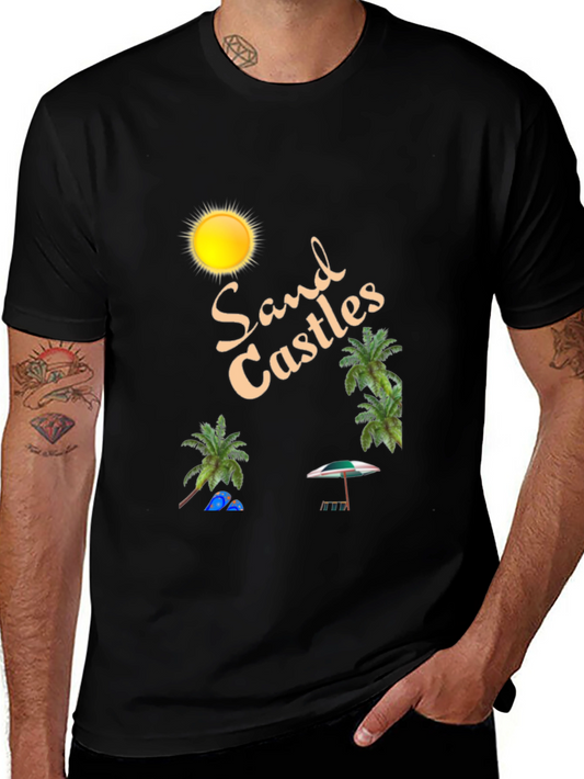 Sand Castles Graphic Tee - Island Vacation Vibes