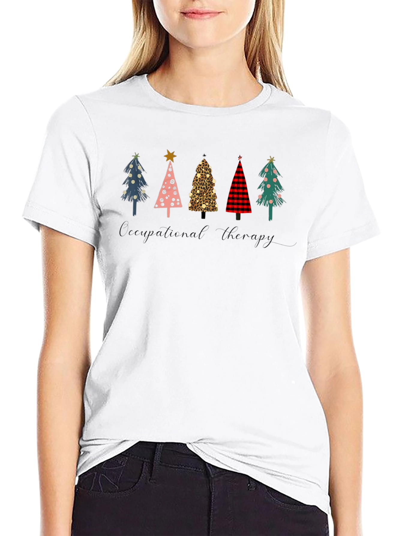 Occupational Therapy Christmas Tree T-Shirt