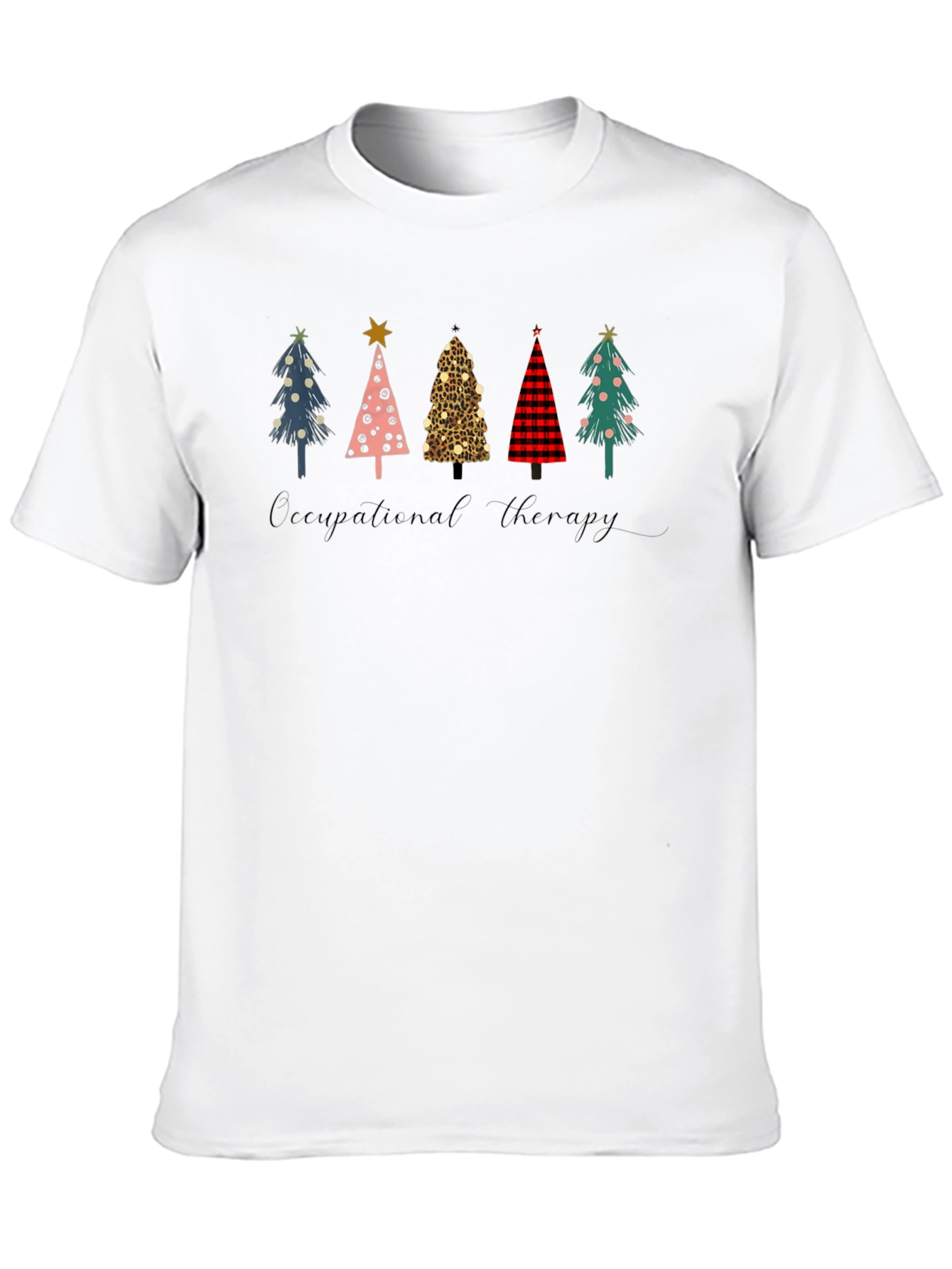 Occupational Therapy Christmas Tree T-Shirt