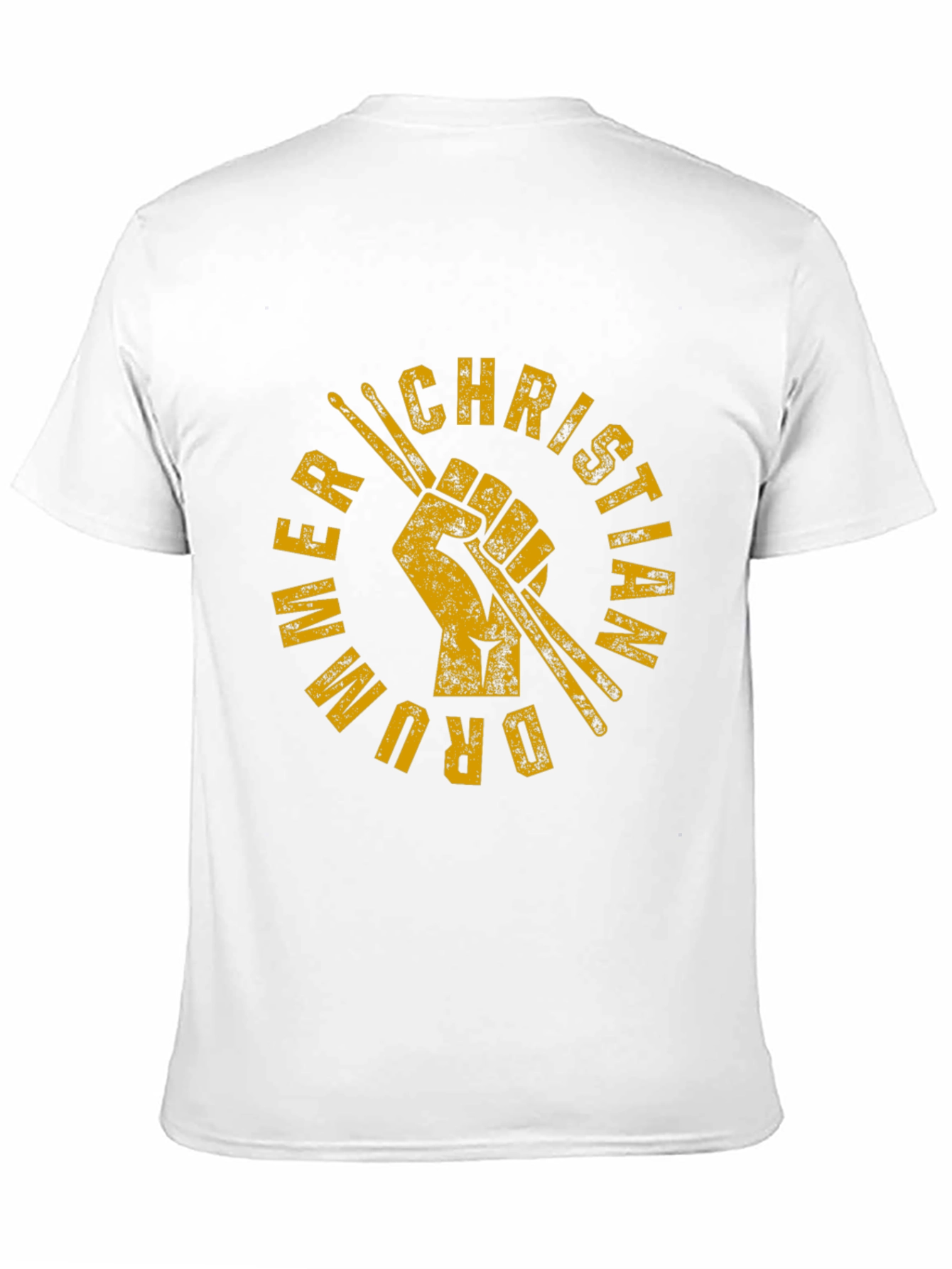 Christian Drummer Black T-Shirt