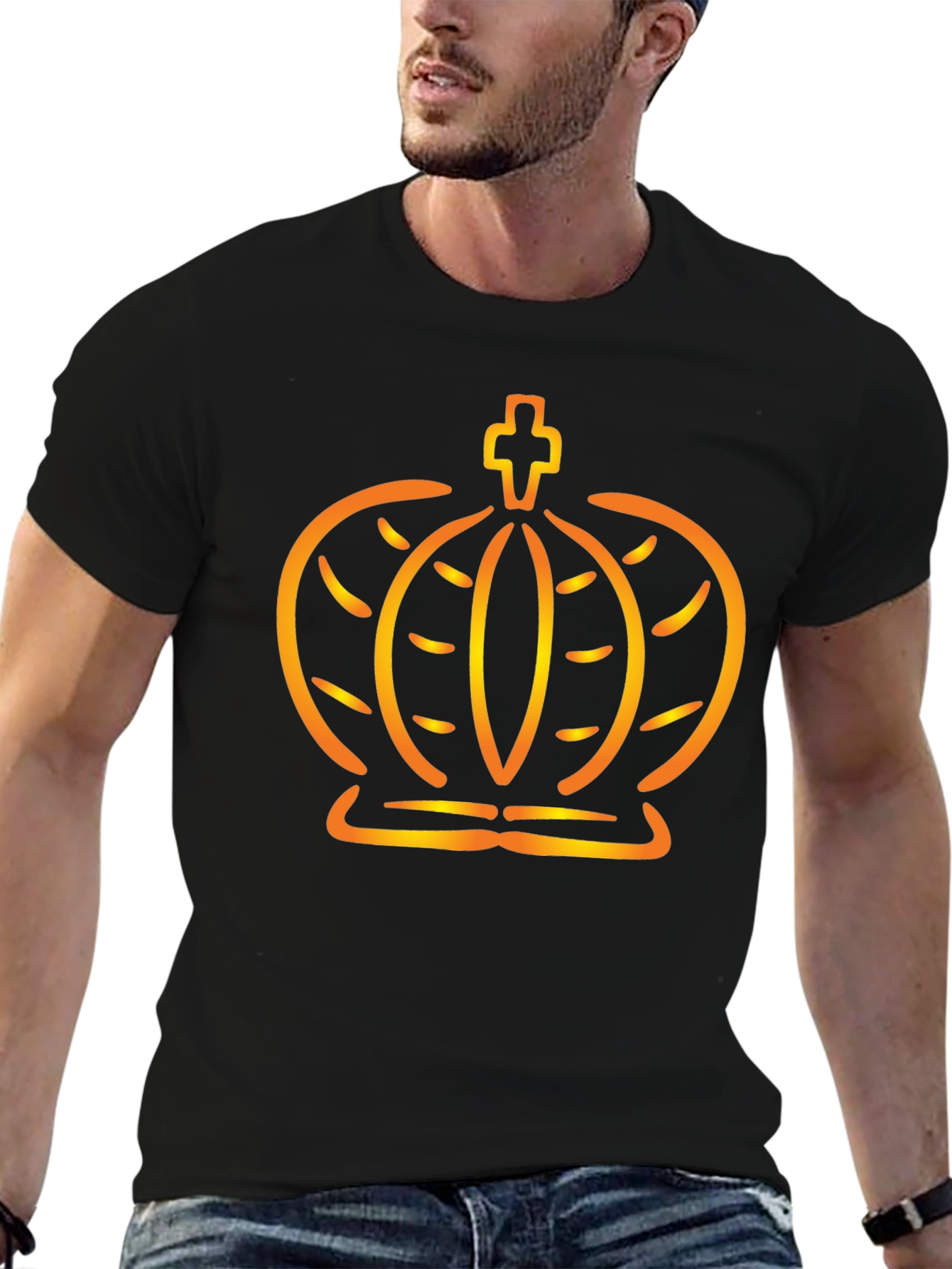 Royal Crown Graphic Tee - Modern Style