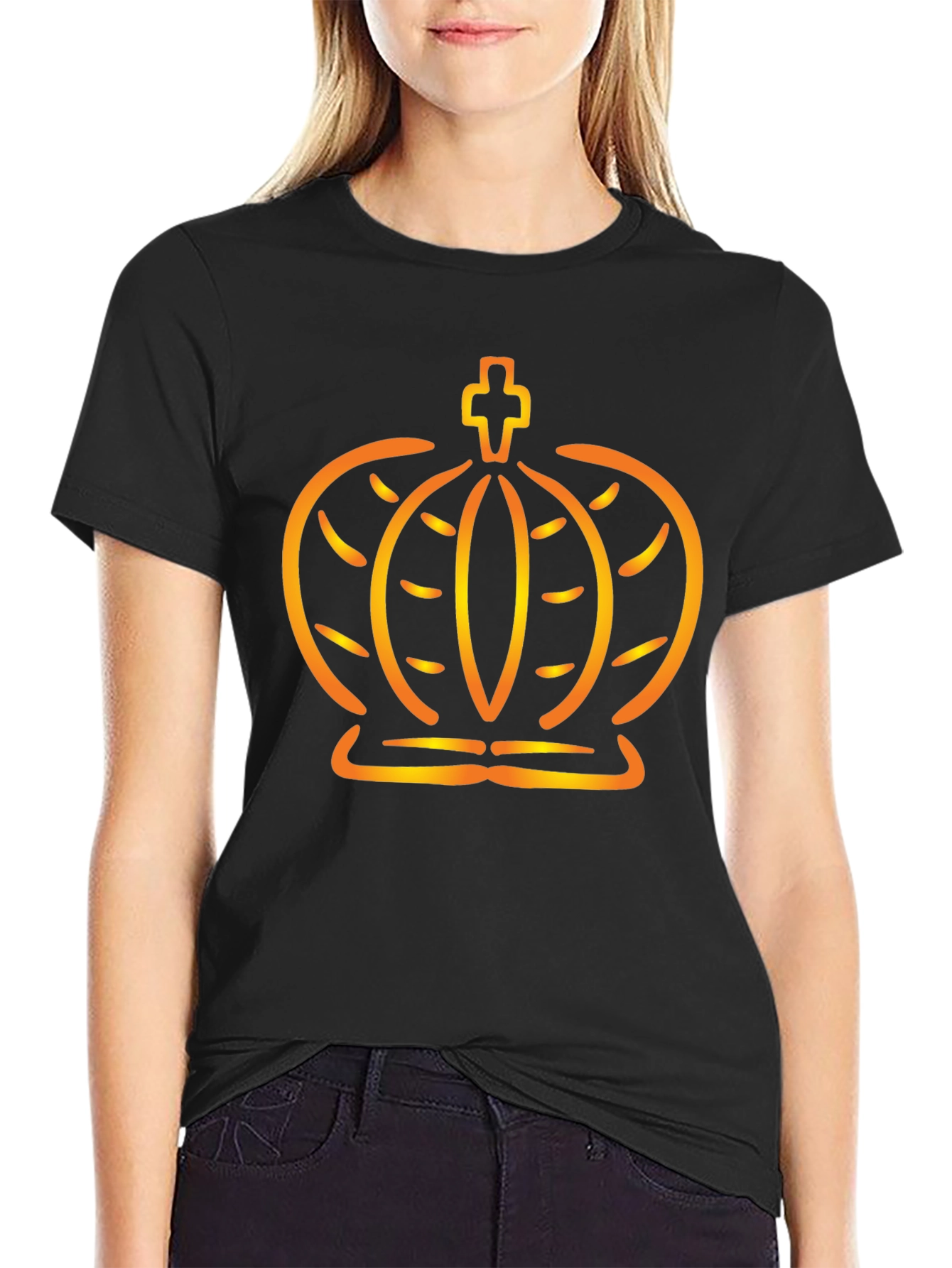 Royal Crown Graphic Tee - Modern Style