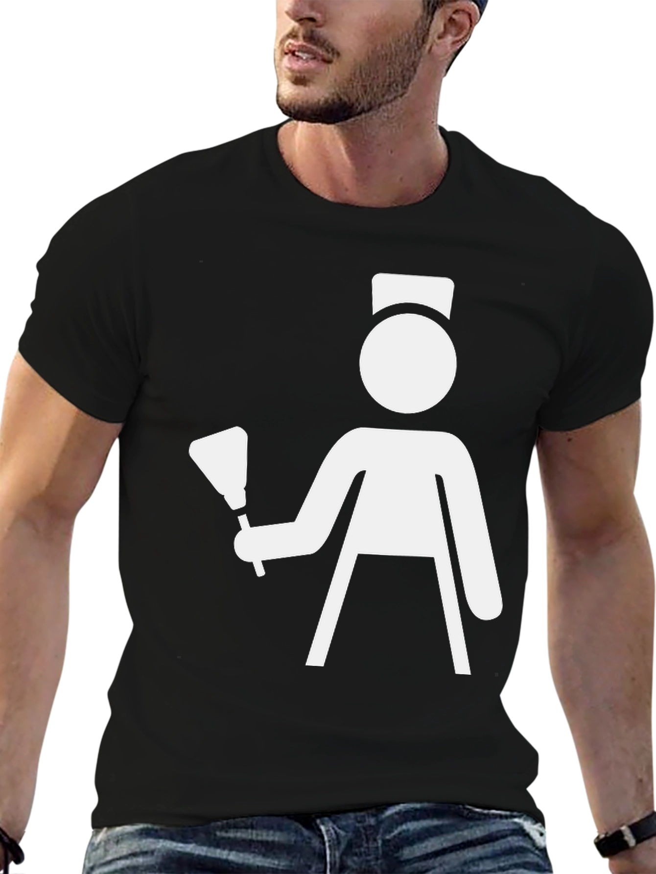 Bellhop Graphic Tee - Funny Hotel Staff Shirt
