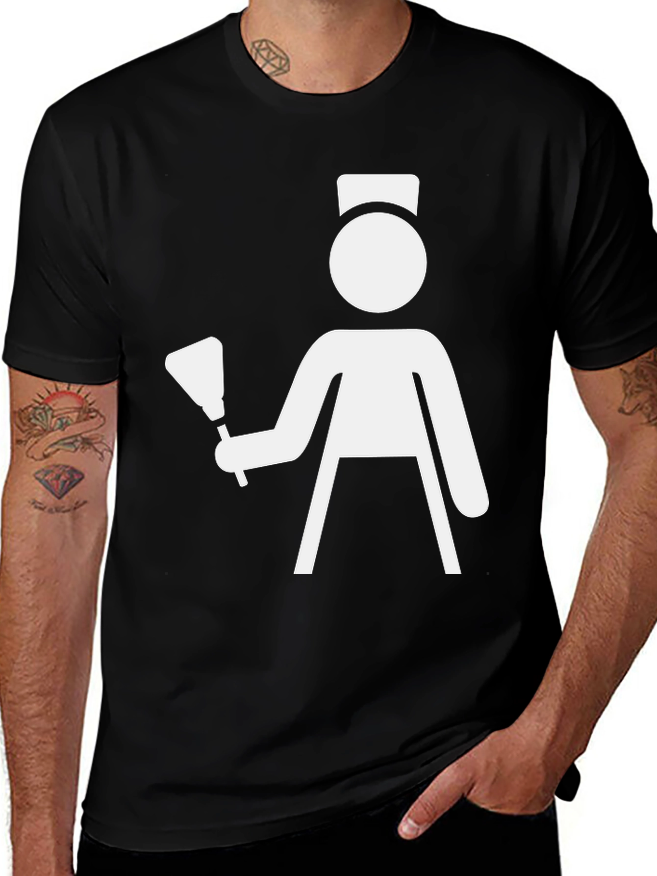 Bellhop Graphic Tee - Funny Hotel Staff Shirt