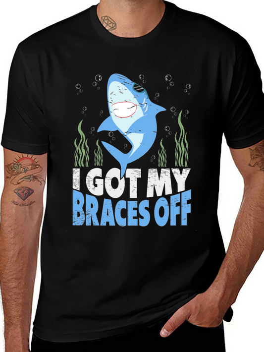 Shark Braces Off Graphic Tee