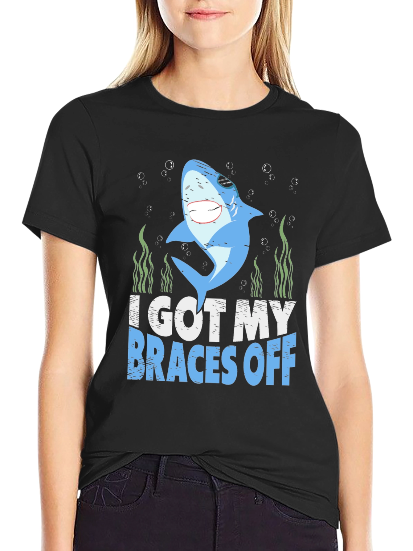 Shark Braces Off Graphic Tee