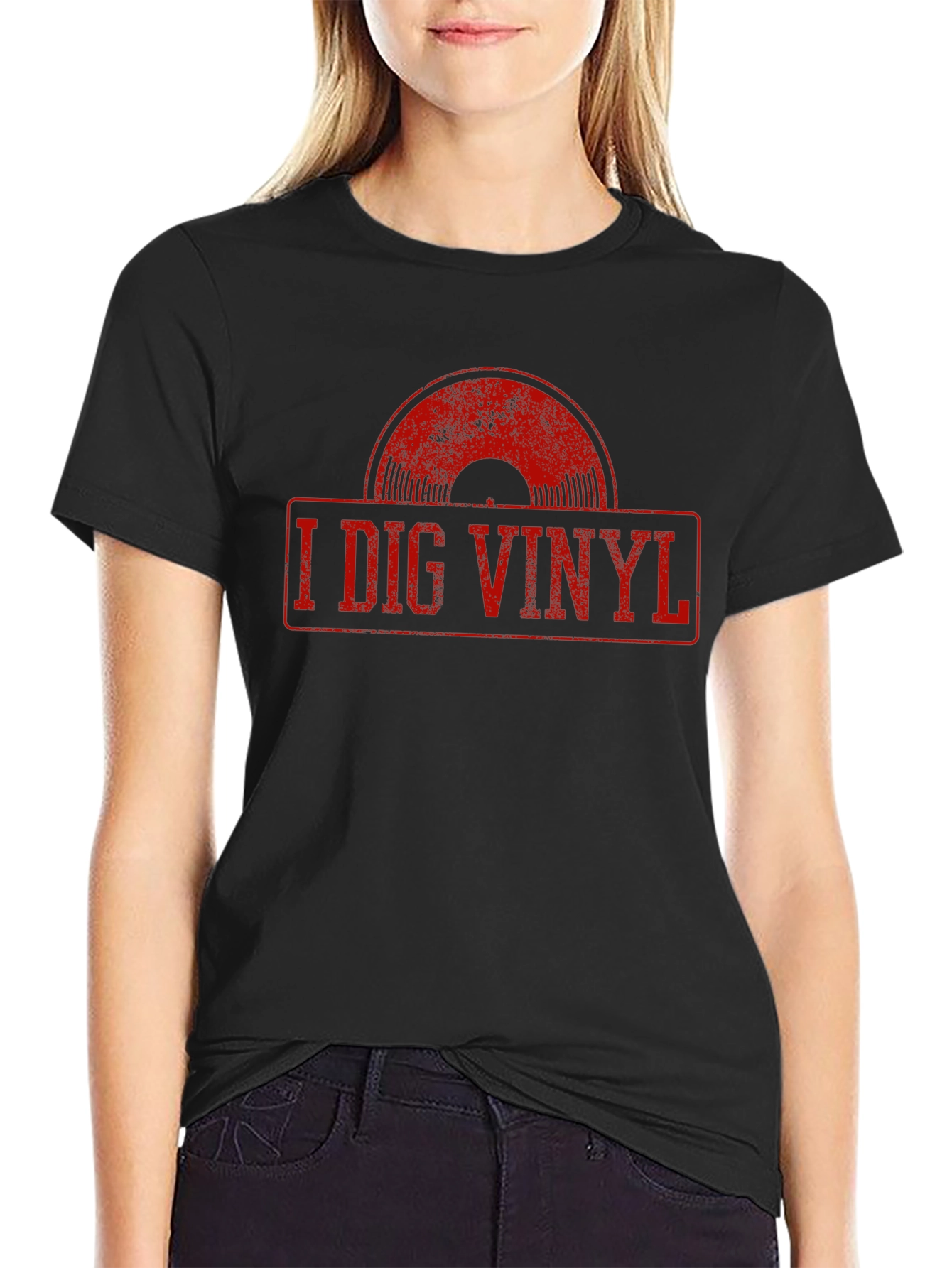 I Dig Vinyl Graphic T-Shirt
