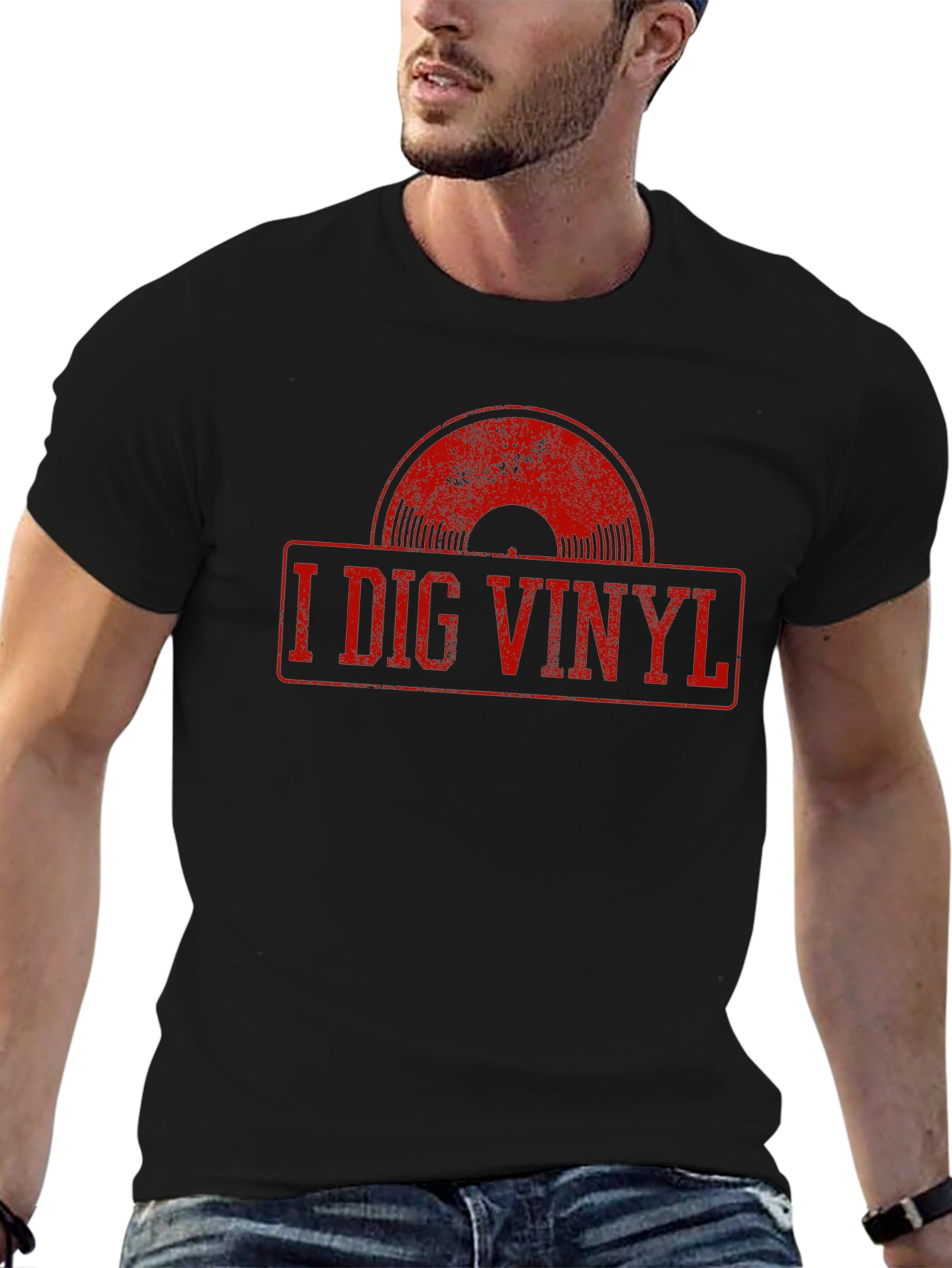 I Dig Vinyl Graphic T-Shirt