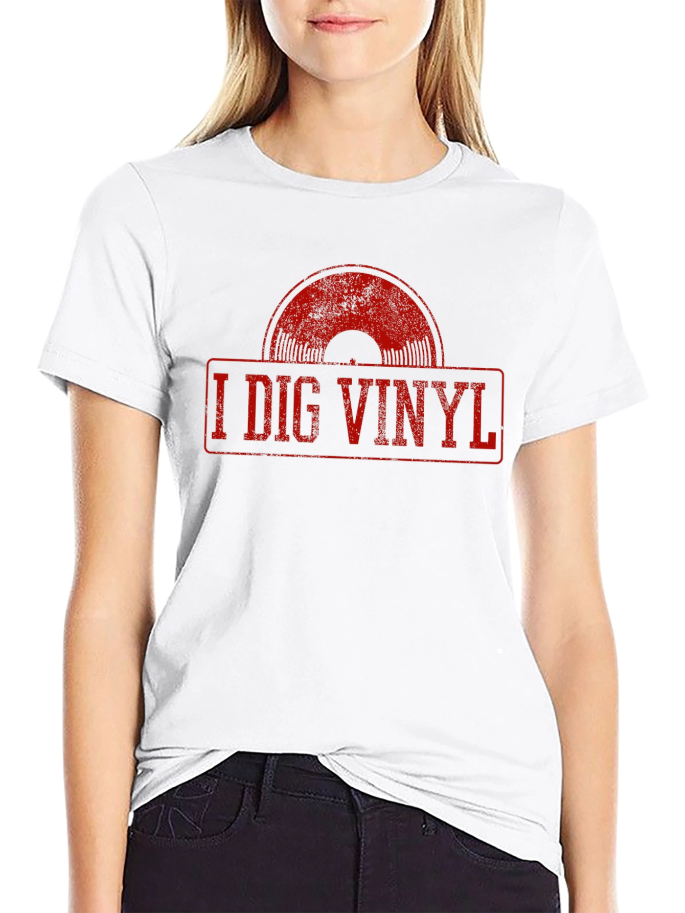I Dig Vinyl Graphic T-Shirt