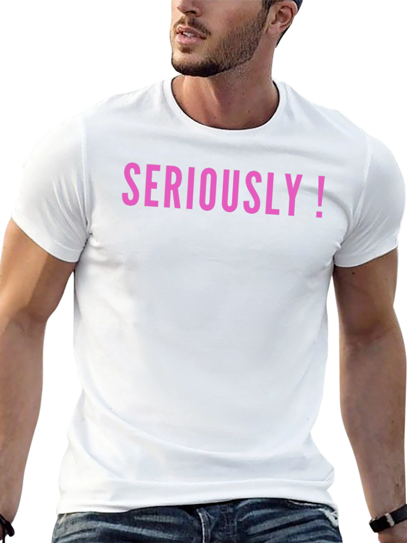 Seriously! Graphic Tee - Trendy Statement Shirt
