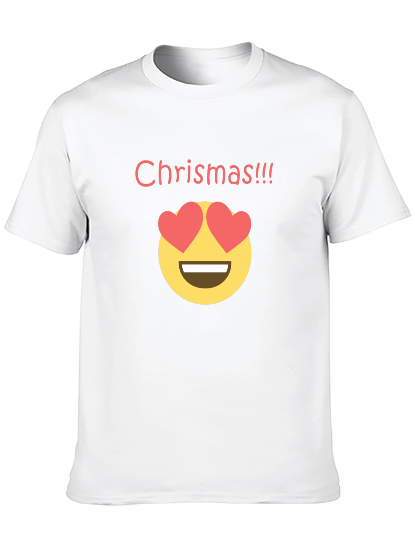 Funny Christmas Emoji T-Shirt - Novelty Holiday Tee