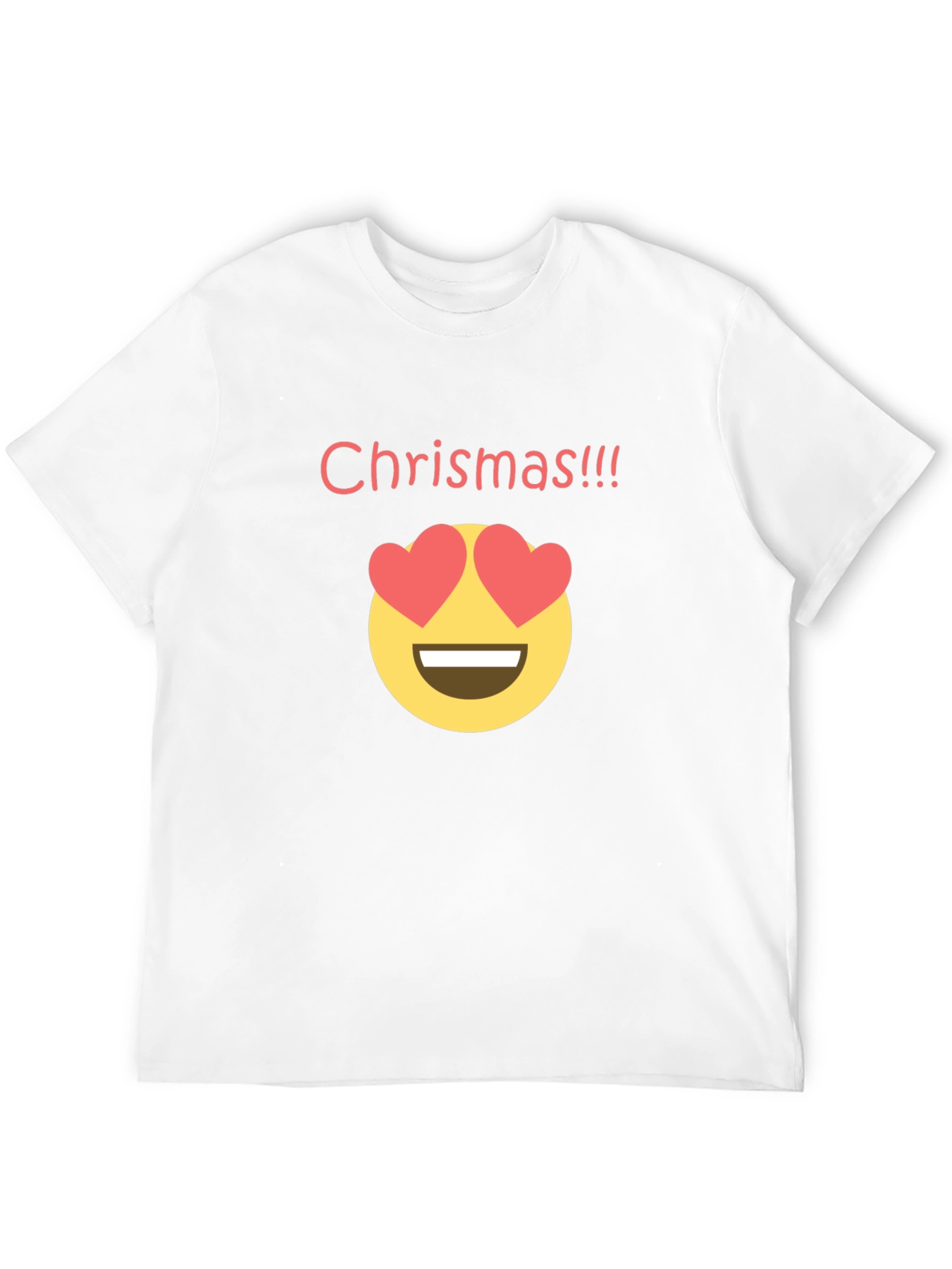 Funny Christmas Emoji T-Shirt - Novelty Holiday Tee