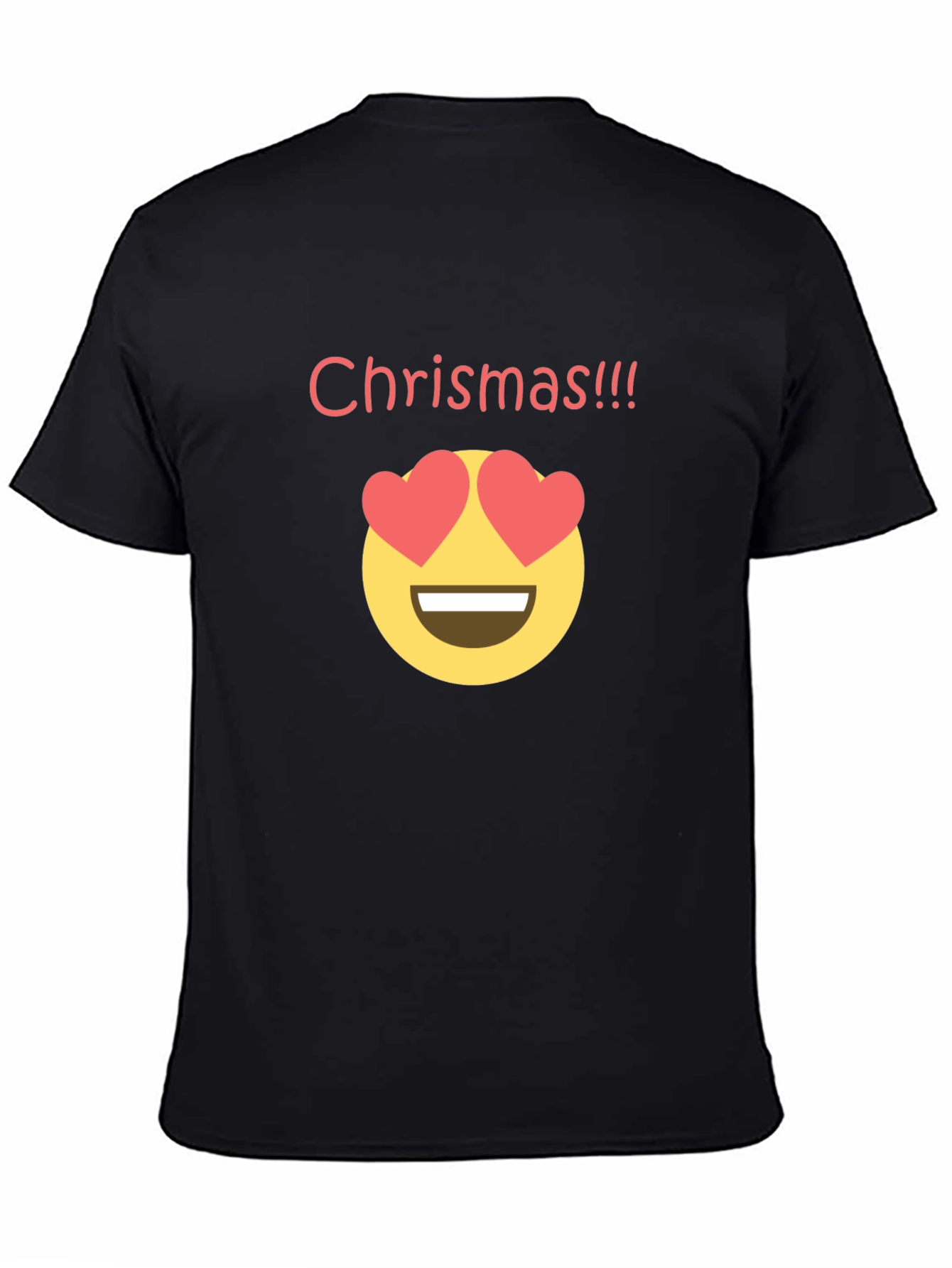 Funny Christmas Emoji T-Shirt - Novelty Holiday Tee