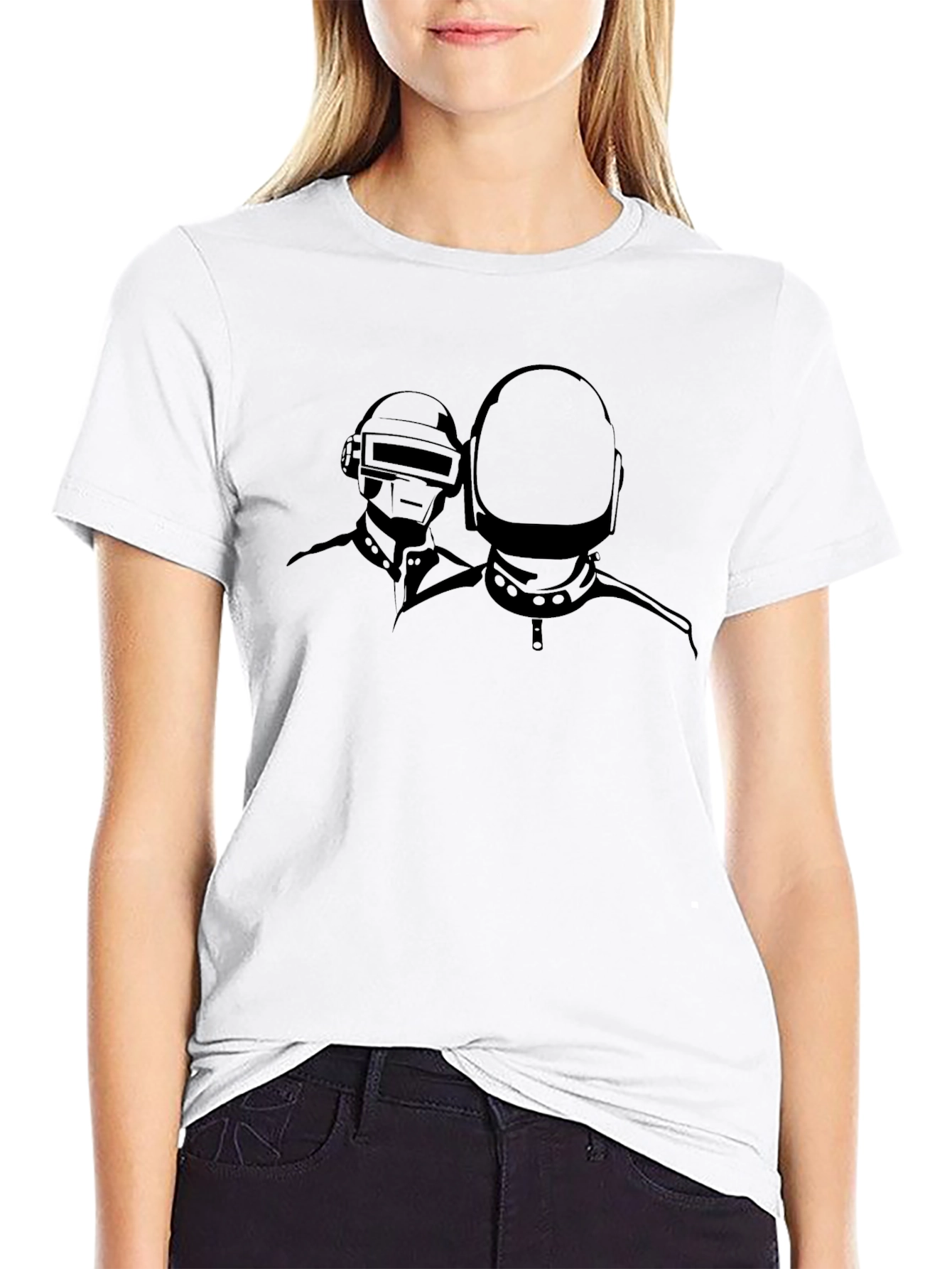 Daft Punk Graphic Tee - Black