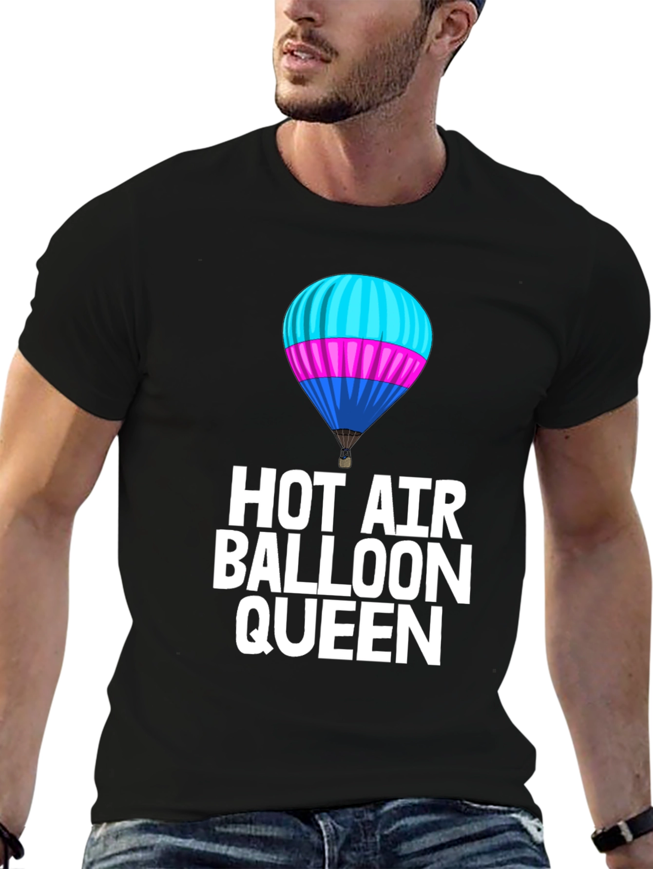 Hot Air Balloon Queen Graphic Tee