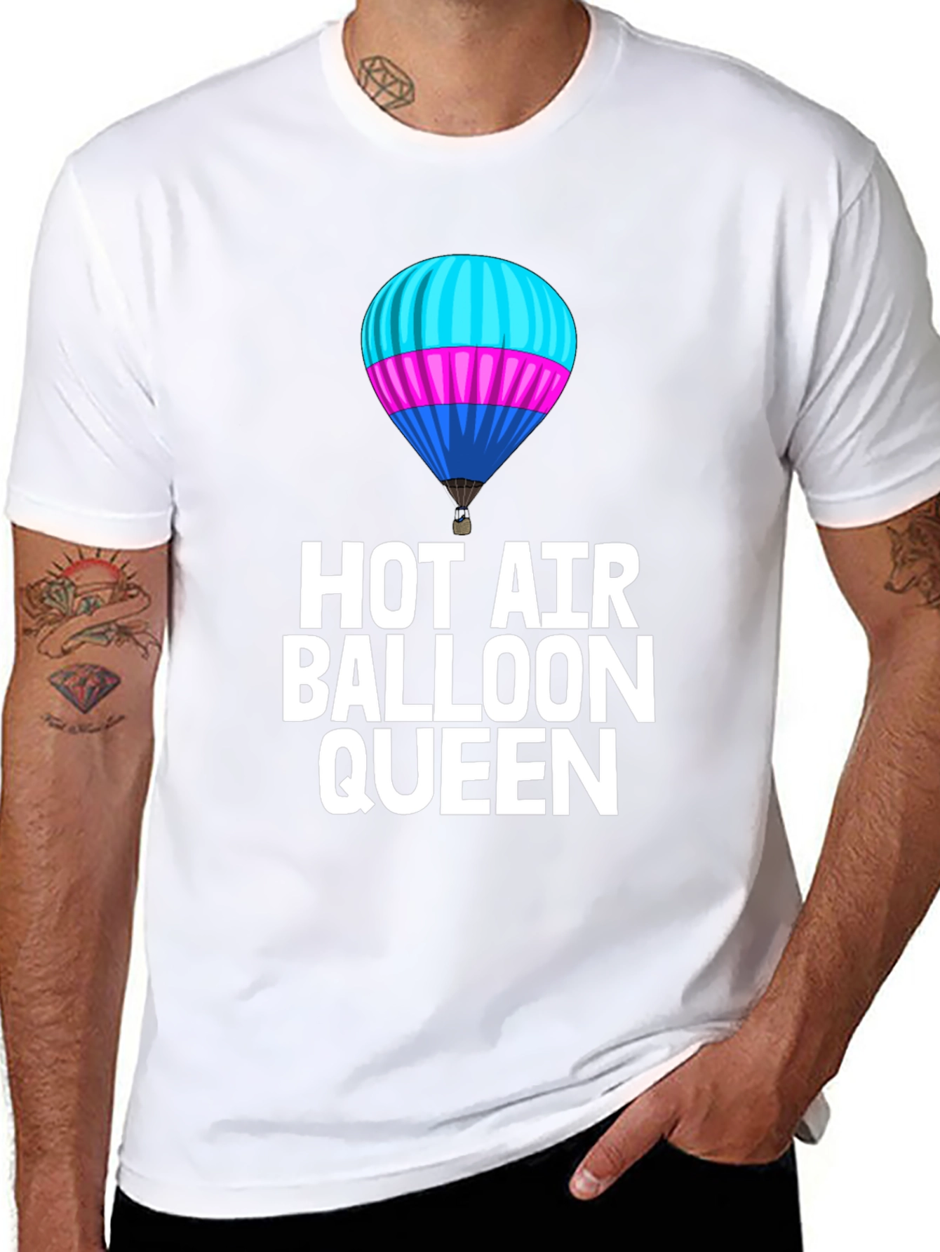 Hot Air Balloon Queen Graphic Tee