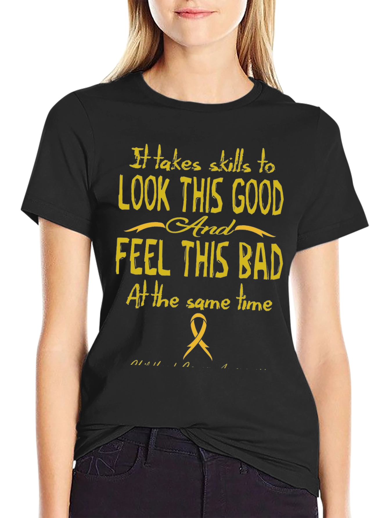 Skills to Look Good Graphic Tee