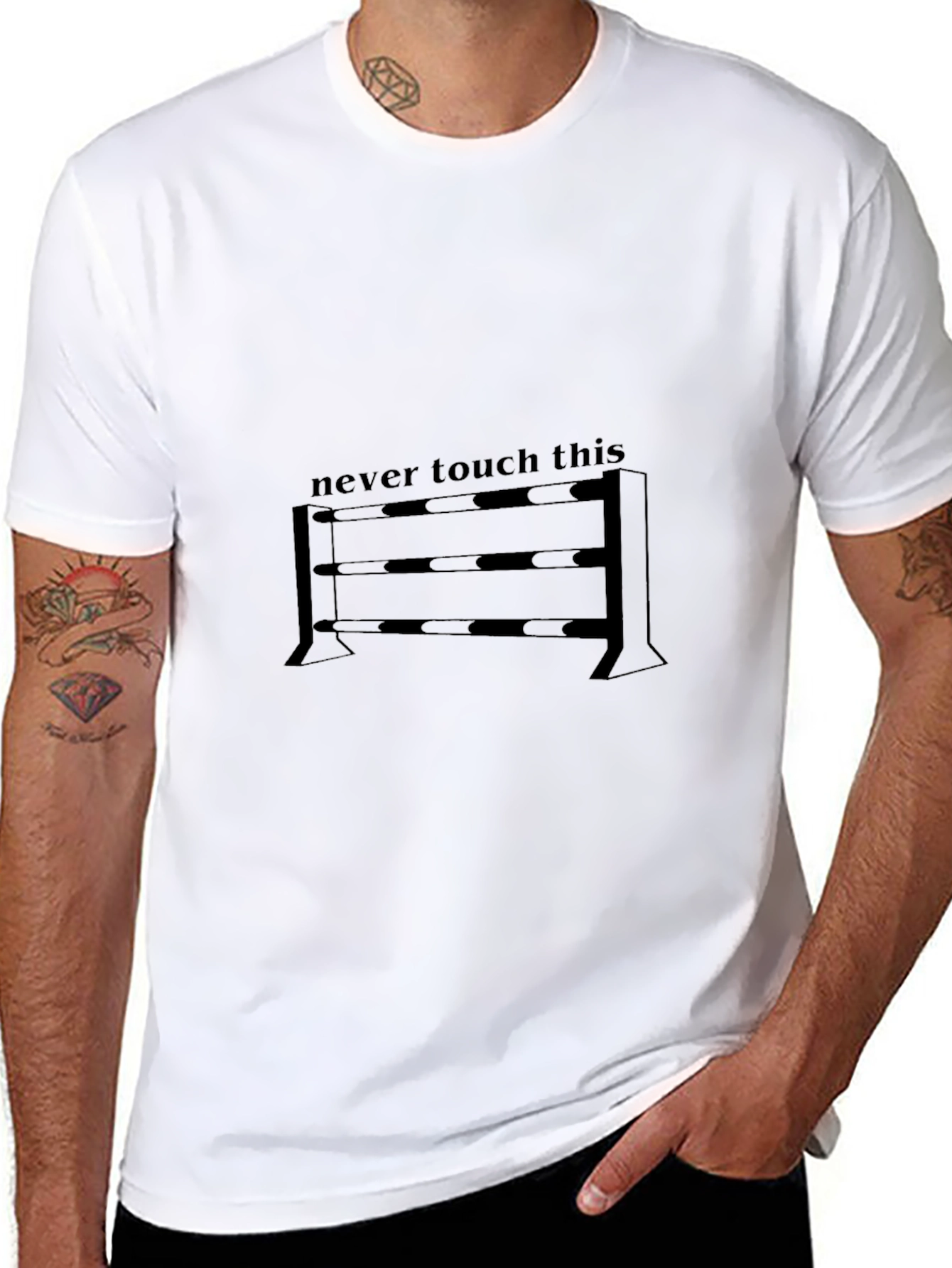 Never Touch This T-Shirt - Equestrian Design