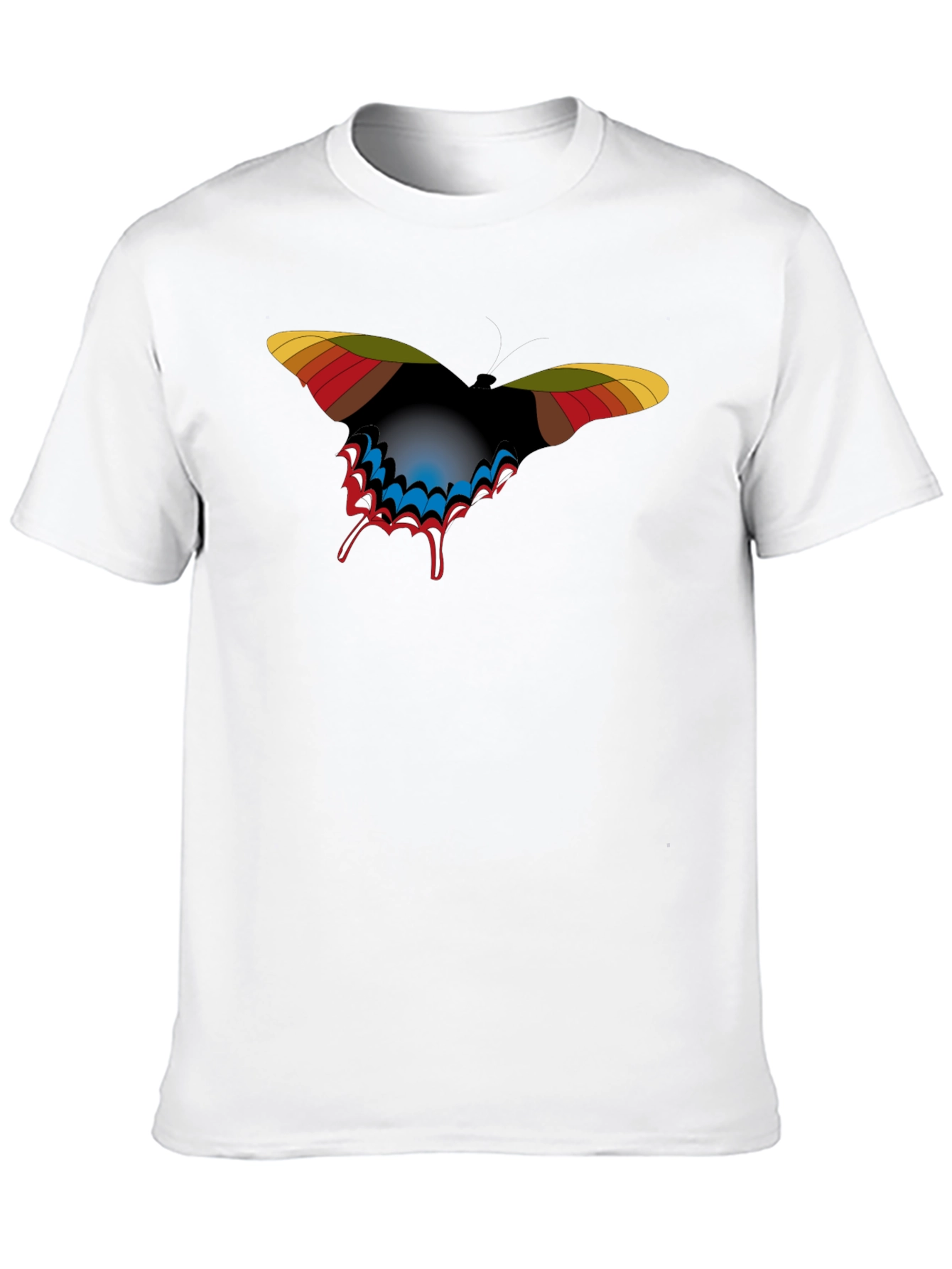 Butterfly Graphic Black T-Shirt