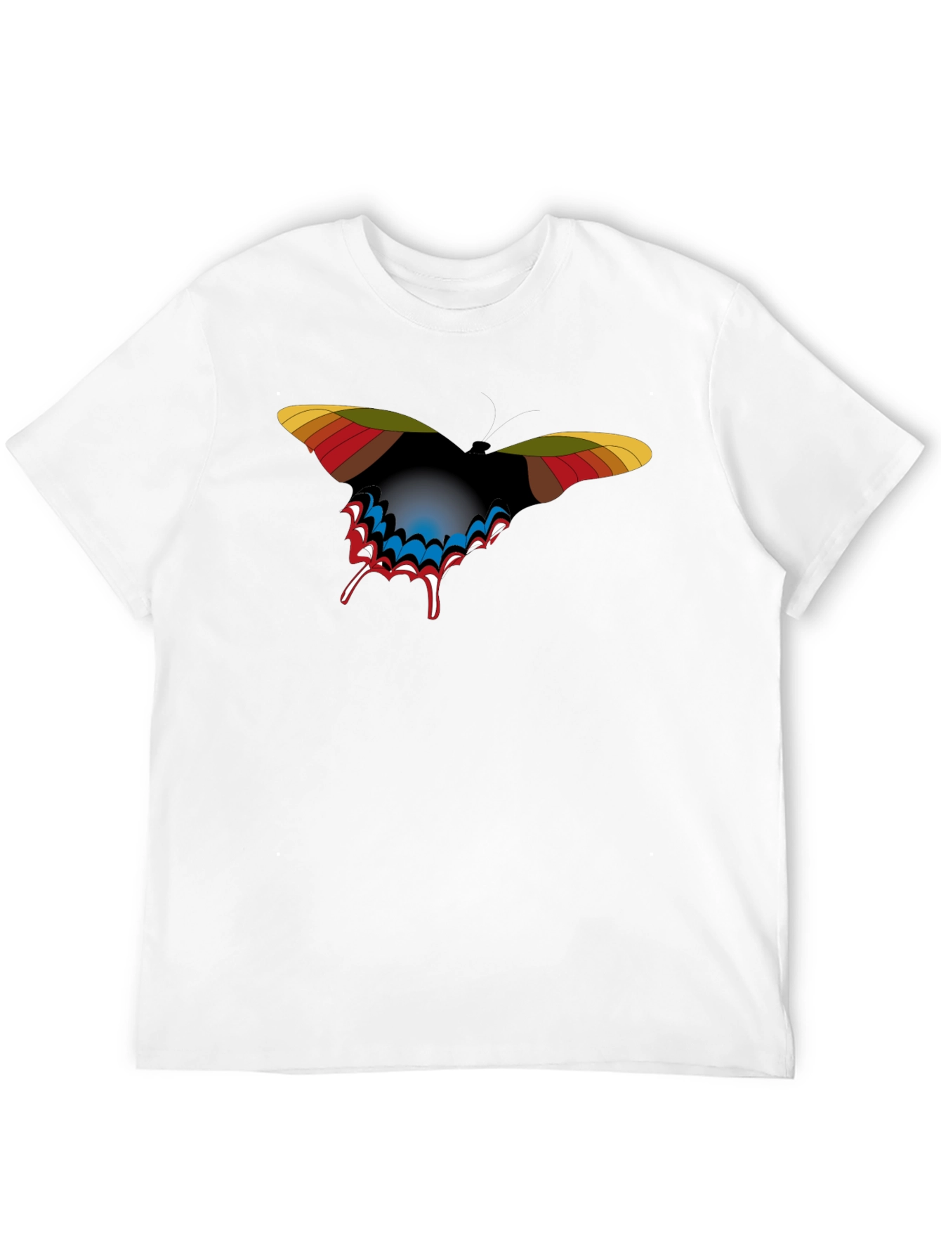 Butterfly Graphic Black T-Shirt