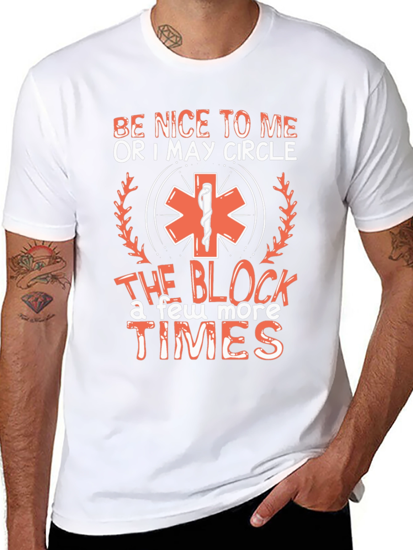 Be Nice or I Circle EMS T-Shirt