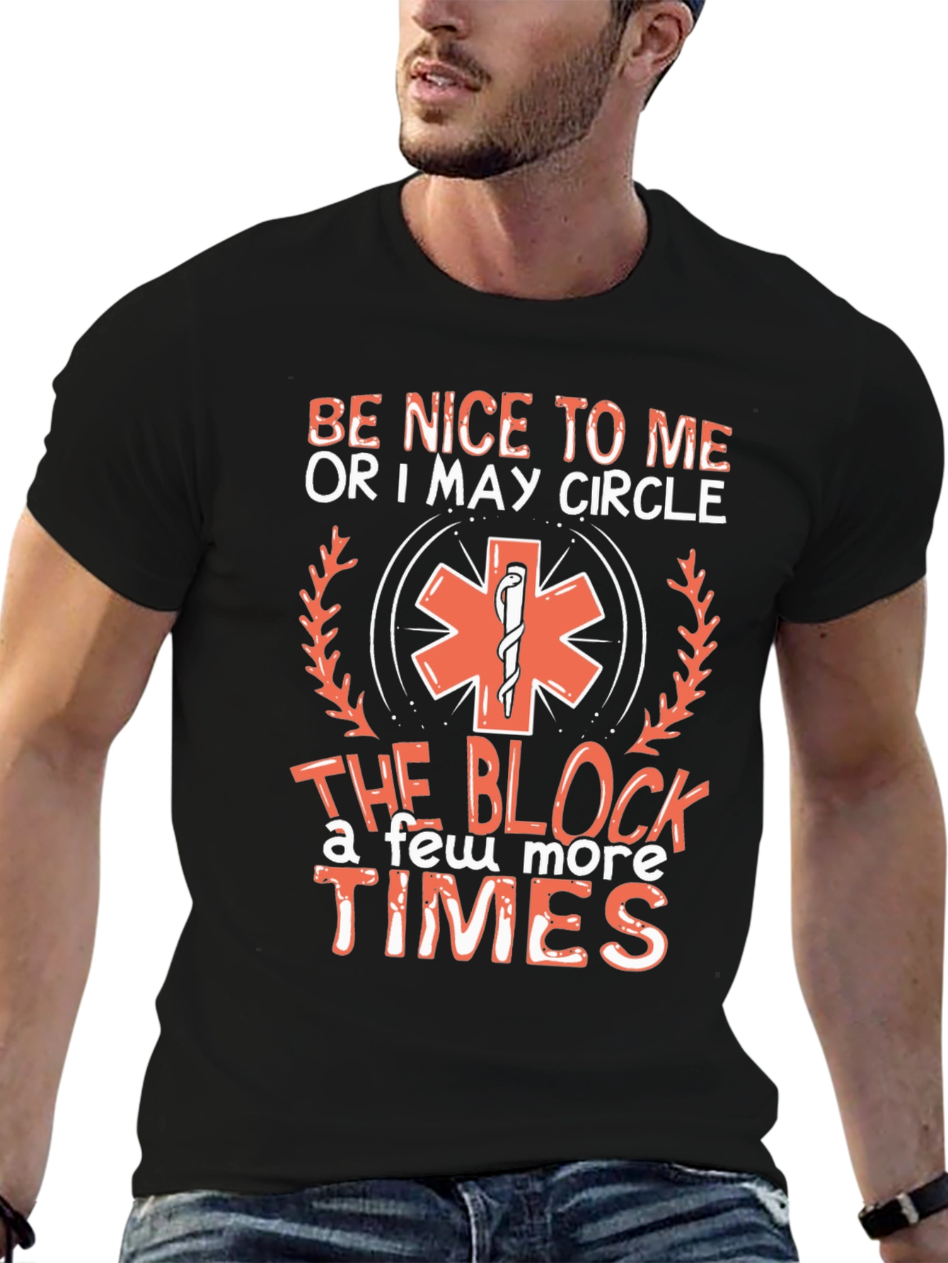 Be Nice or I Circle EMS T-Shirt