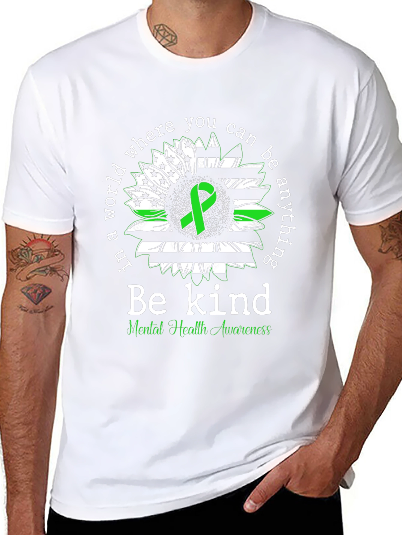 Mental Health Awareness T-Shirt - Be Kind