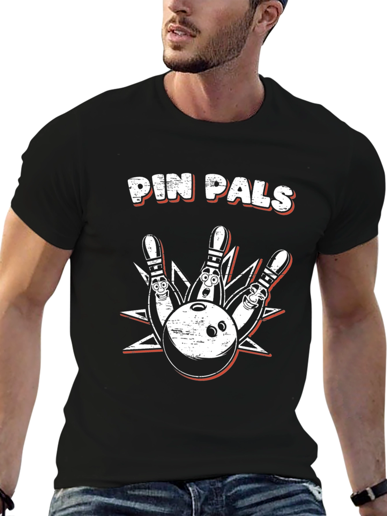 Pin Pals Bowling T-Shirt - Cartoon Strike