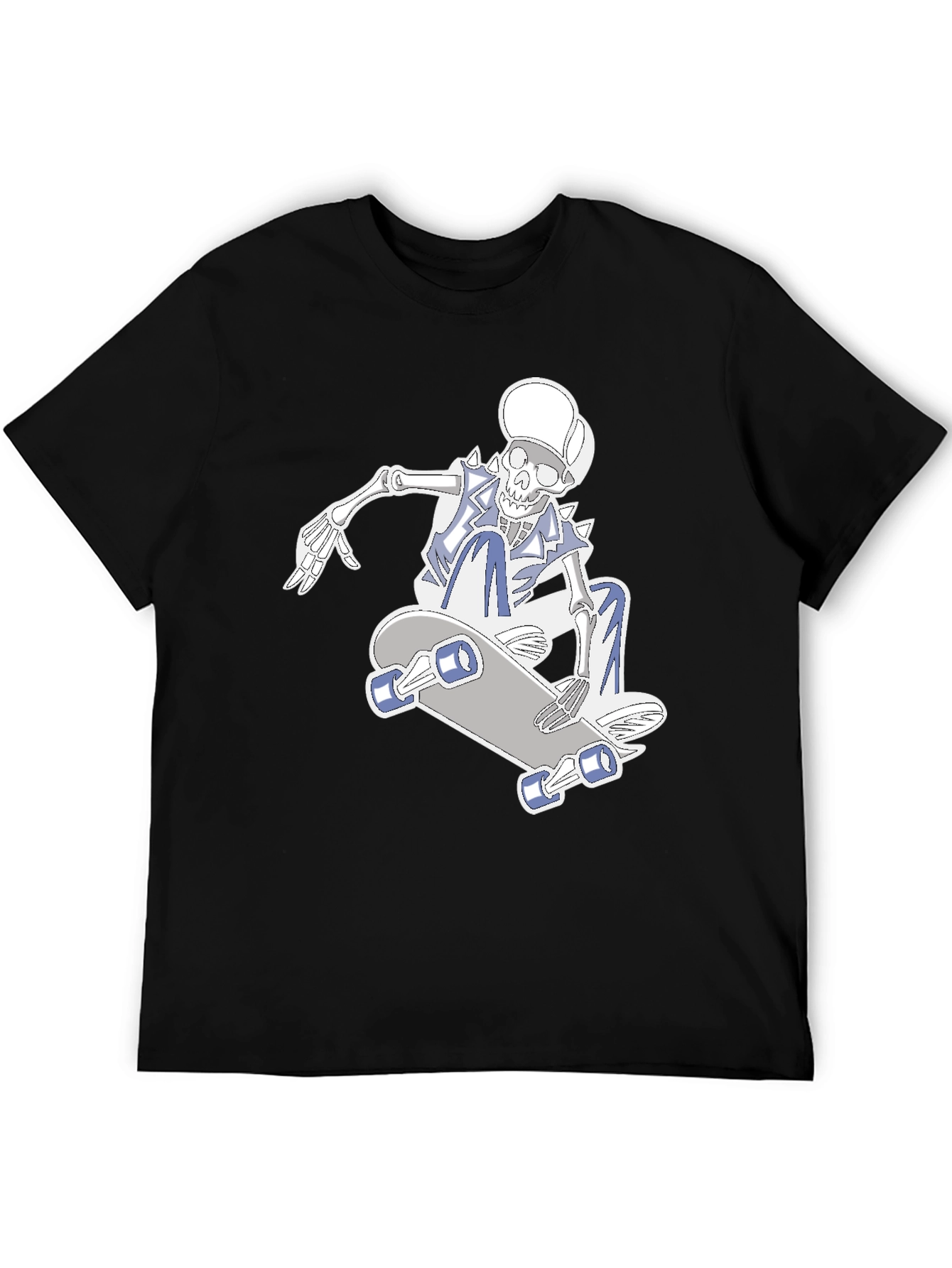 Skateboarding Skeleton Graphic Tee