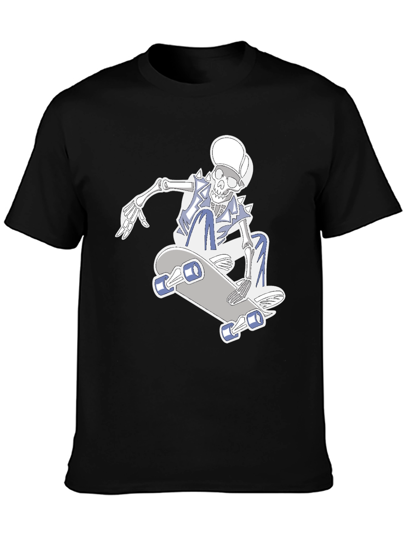 Skateboarding Skeleton Graphic Tee