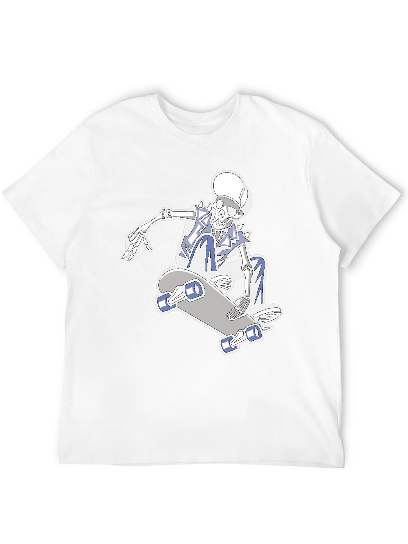 Skateboarding Skeleton Graphic Tee