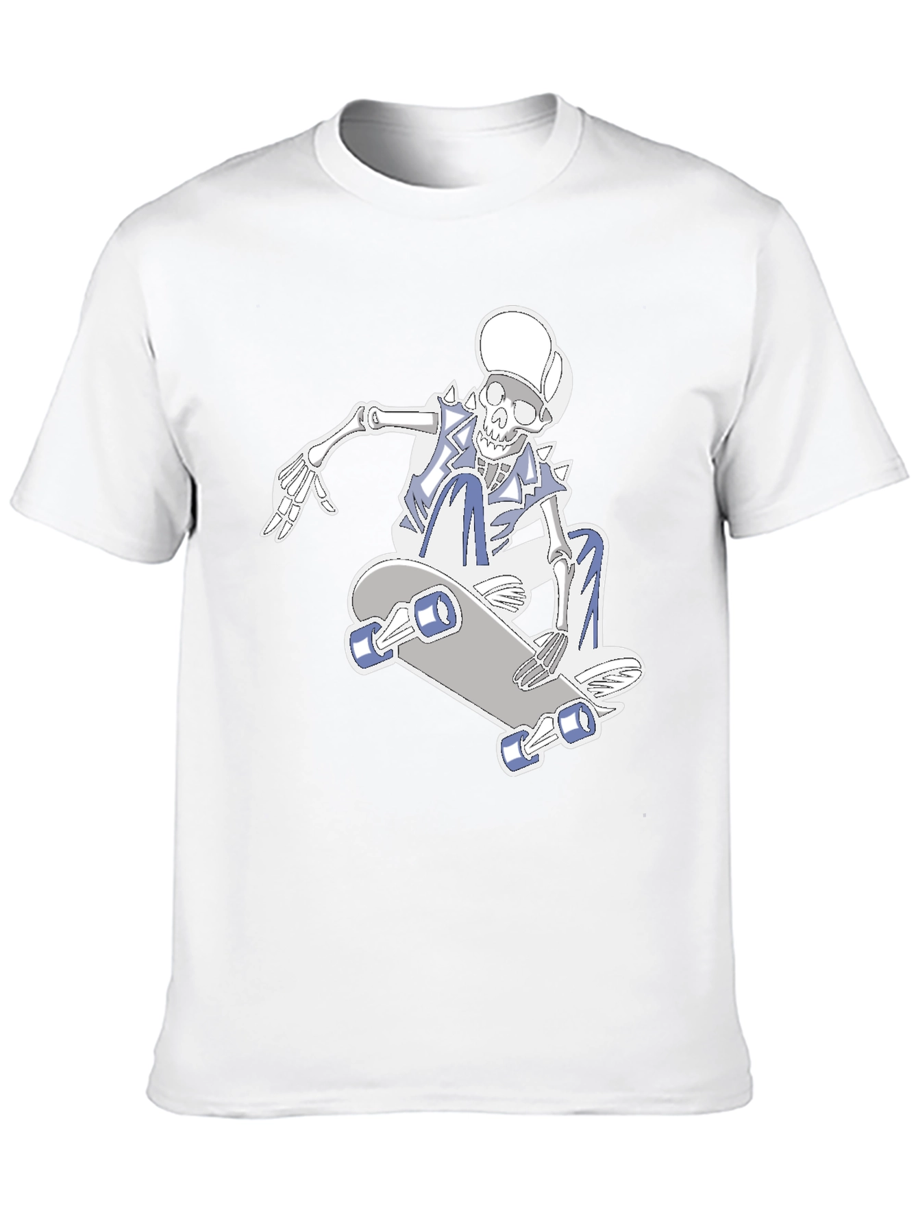 Skateboarding Skeleton Graphic Tee