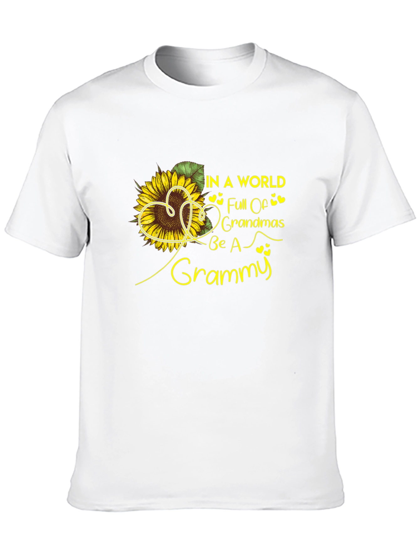 Be A Grammy Sunflower Graphic T-Shirt