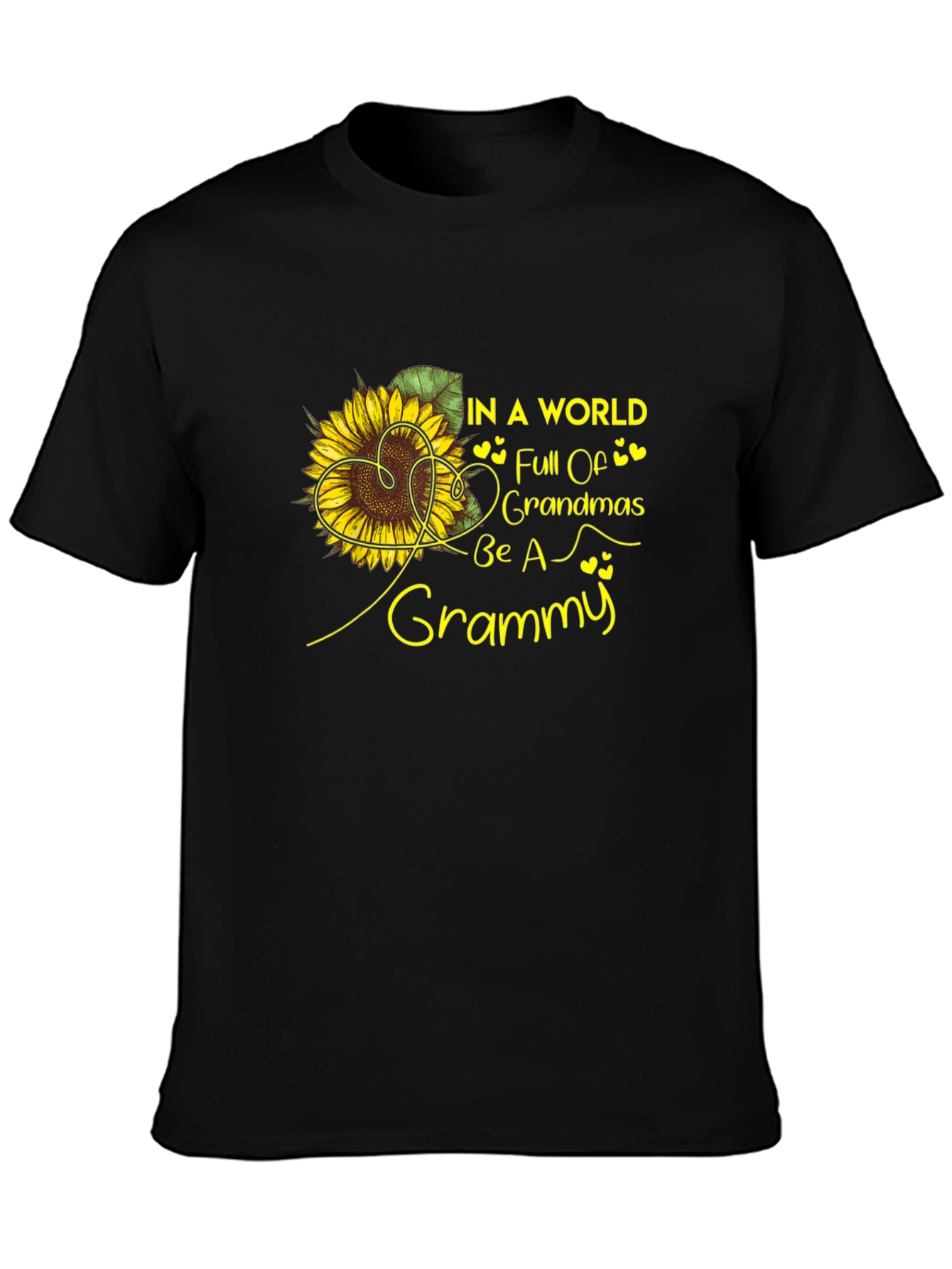 Be A Grammy Sunflower Graphic T-Shirt